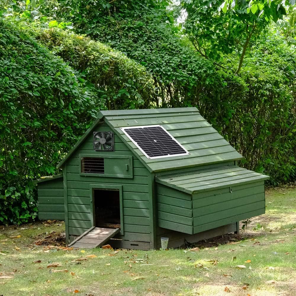 Thumbnail 6 de SUNYIMA Solar Panel Fan Kit (12W) weatherproof solar exhaust fan for small coops, sheds & greenhouses