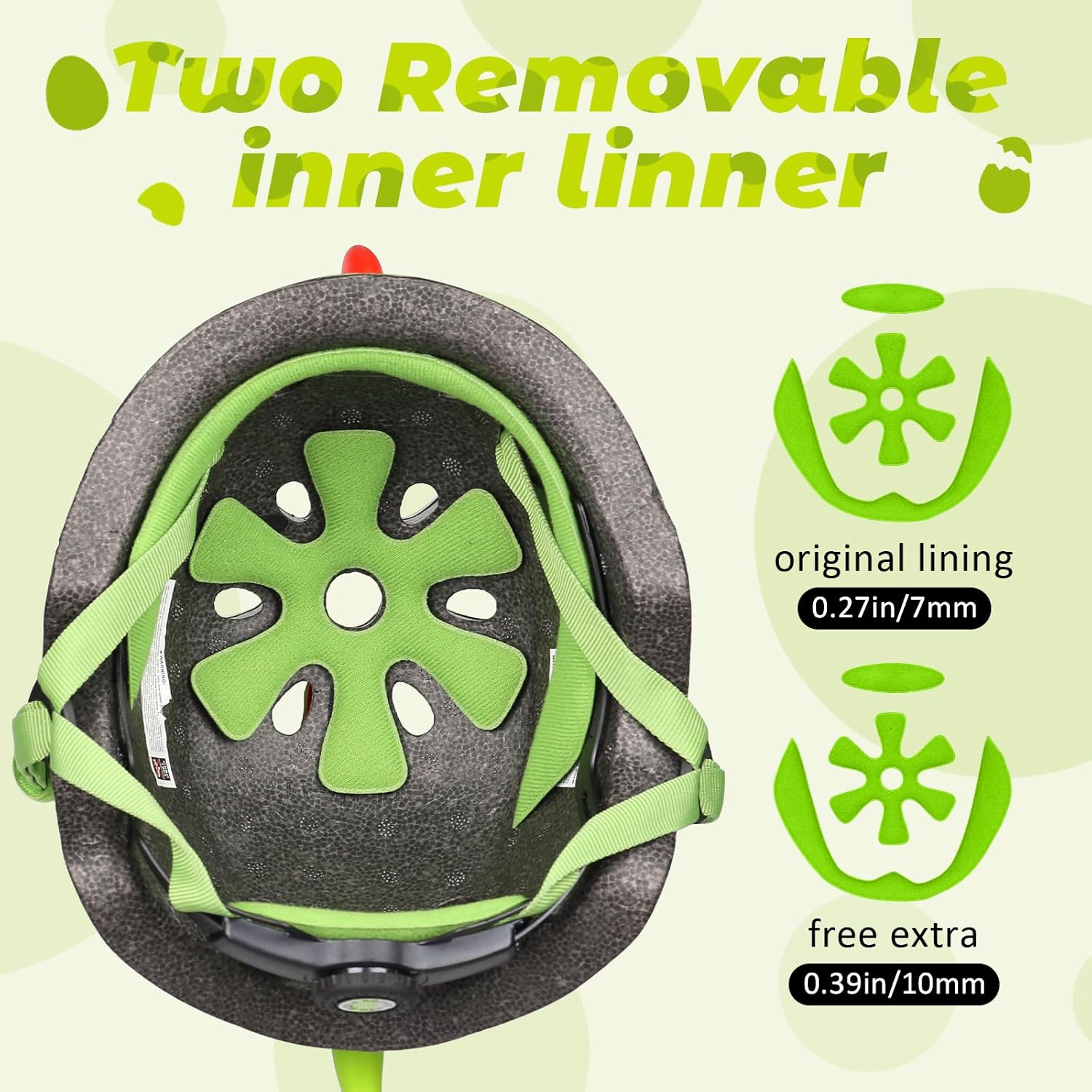 Detalle de Atphfety Toddler Kids Bike Helmet — Adjustable, Multi-Sport Safety for Ages 1–14