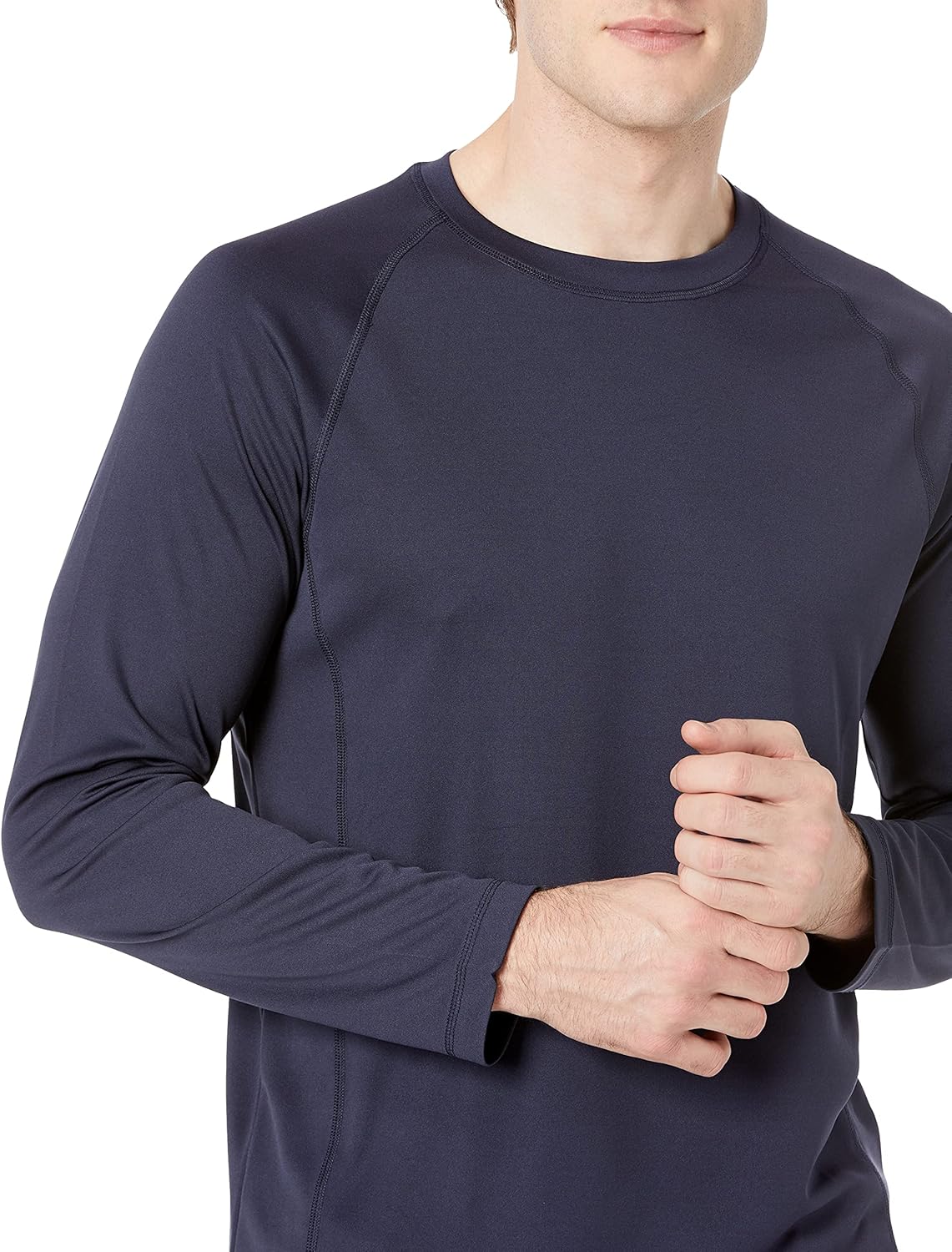 Detalle de Amazon Essentials Men's Long-Sleeve Quick-Dry Swim T-Shirt