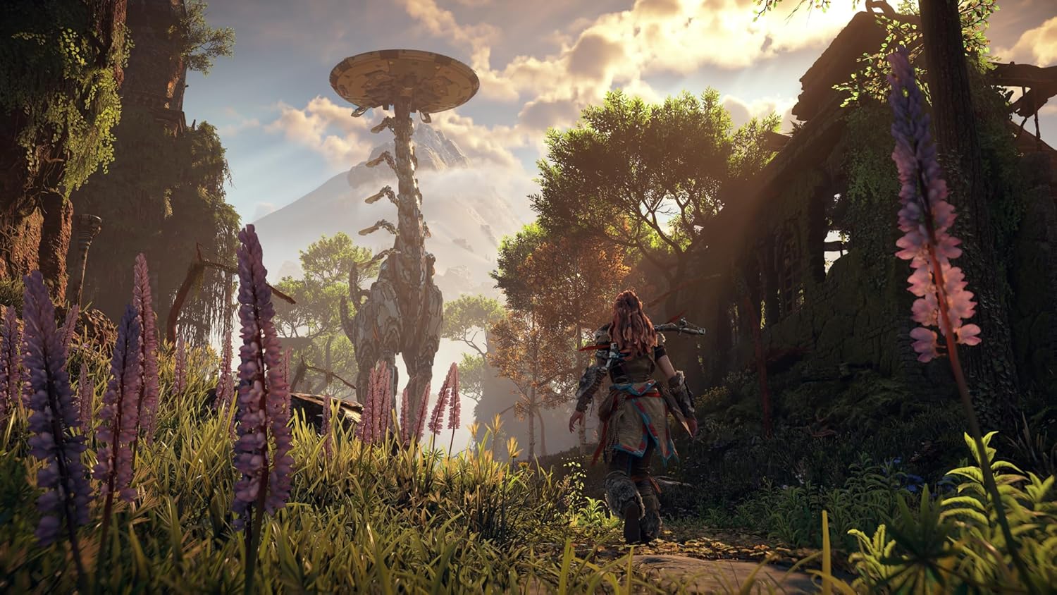 Detalle de Horizon Zero Dawn Remastered Edition — scopri il mondo di Aloy con grafica migliorata su PS5