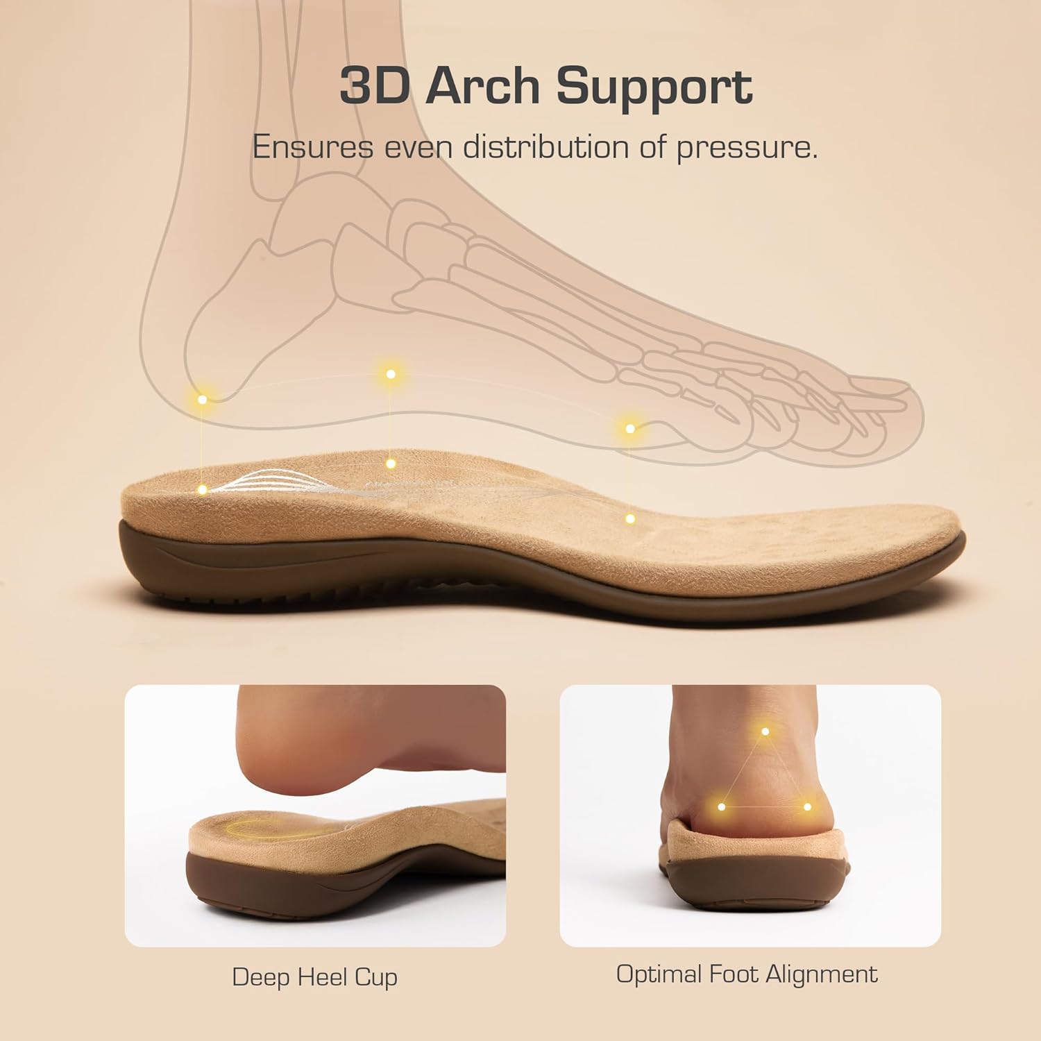 Thumbnail 3 de DREAM PAIRS Women’s Comfortable Arch Support Dressy Flat Sandals with Elastic Strap