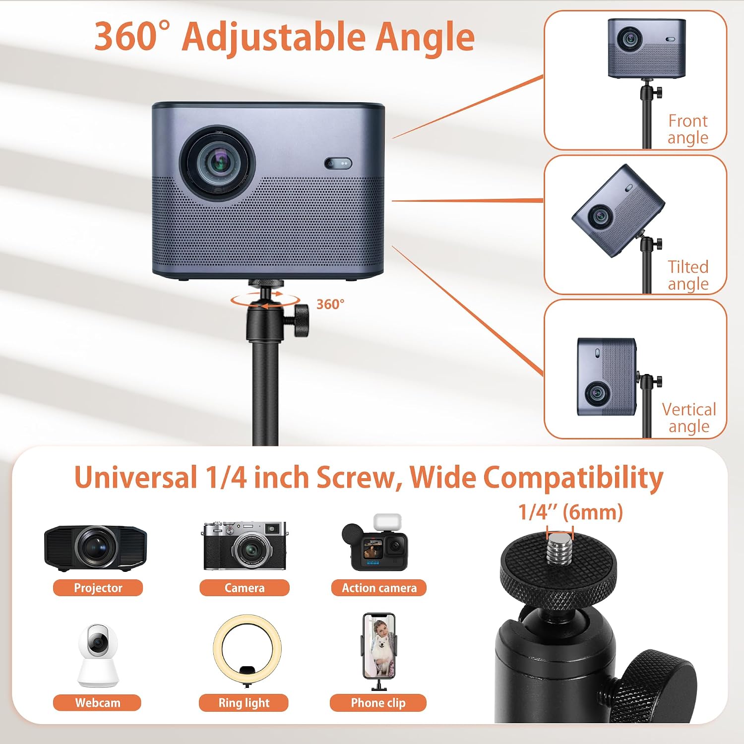 Detalle 2 de POLESTO Projector Mount adjustable 35"–50"