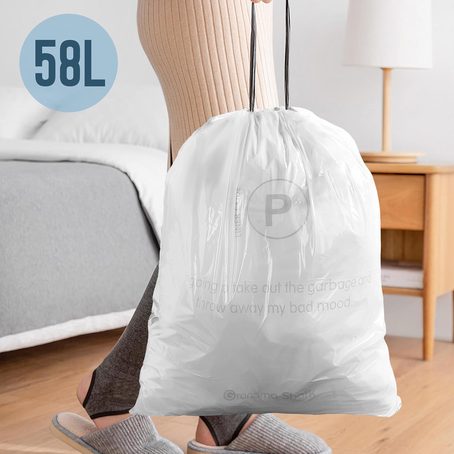 Thumbnail 6 de Grandma Shark 50–65L Bin Liners 70×77cm