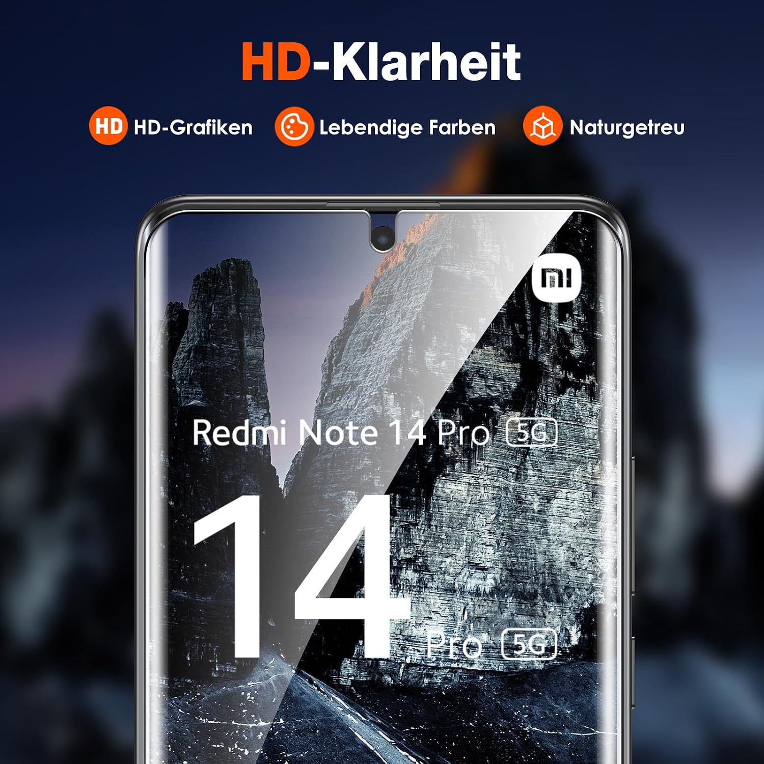 Detalle 2 de LK TPU Schutzfolie für Xiaomi Redmi Note 14 Pro 5G – 2x Panzerfolie + 2x Kameraschutzglas