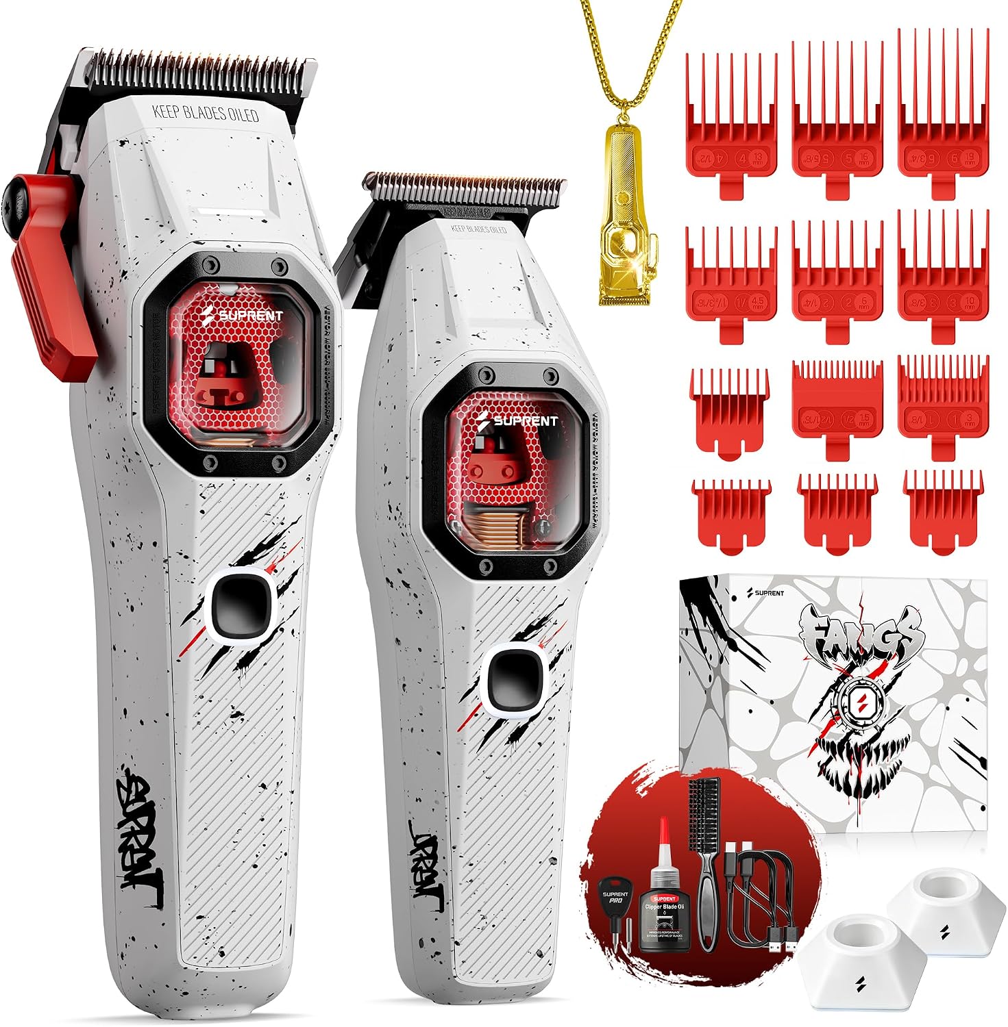 Thumbnail 6 de SUPRENT FANGS Professional Barber Clippers