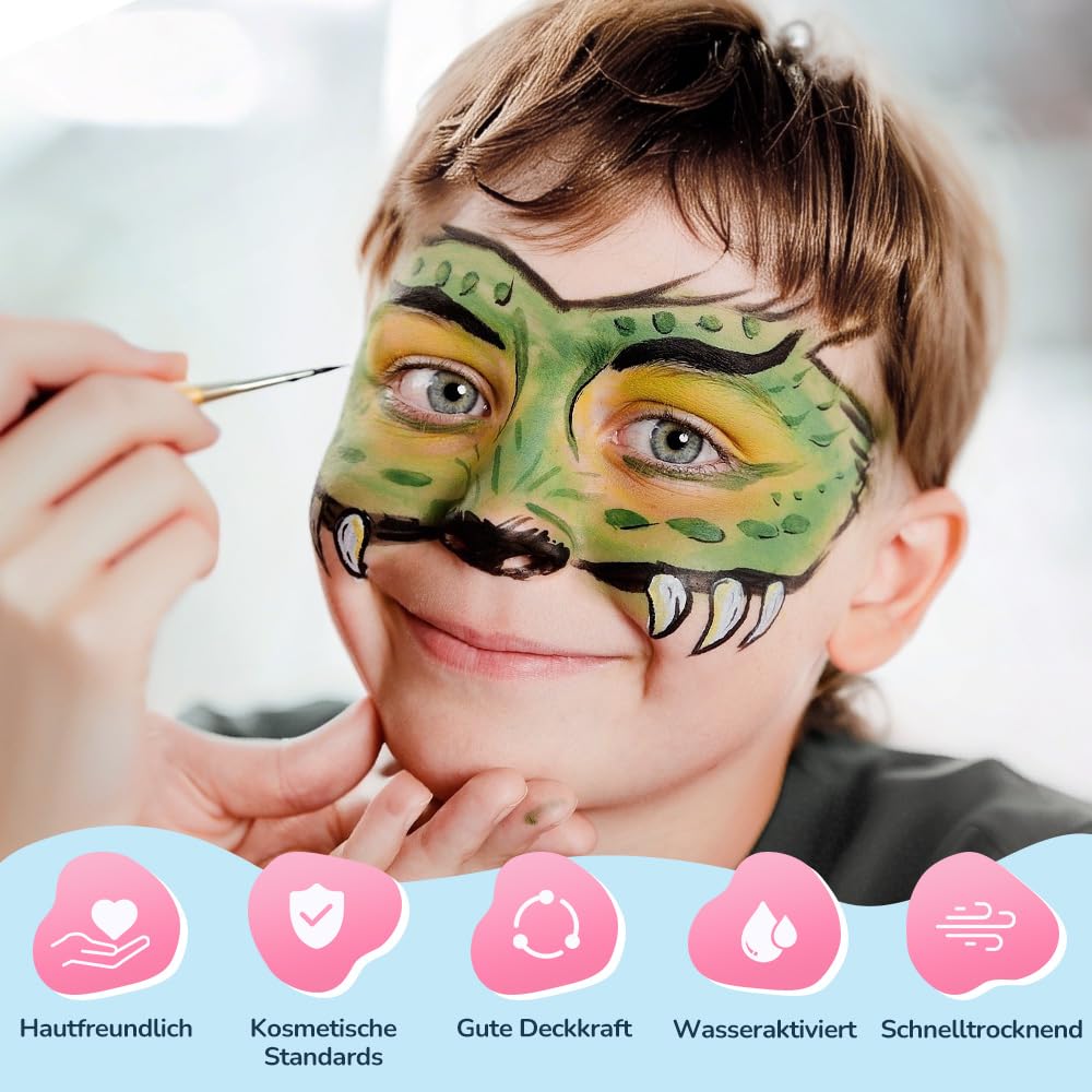 Thumbnail 2 de Janolia Gesichtsfarbe 8 Farben Kinderschminke 🎭