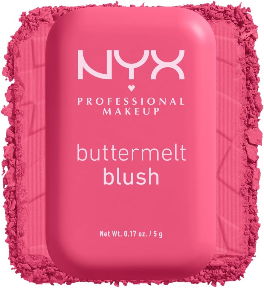 Thumbnail 10 de NYX Buttermelt Blush 🍑 12h, No Mancha, Tono 08 Getting Butta