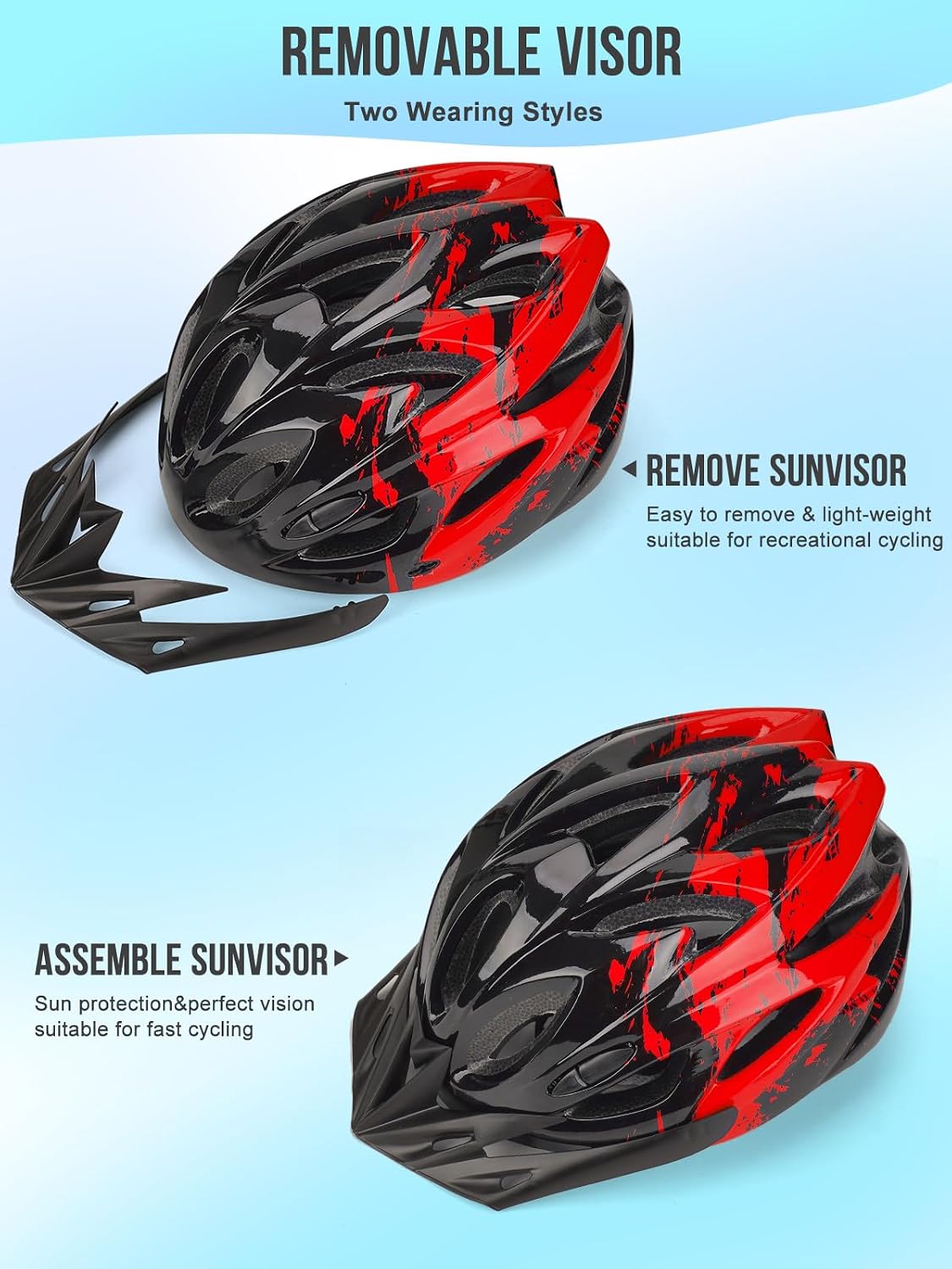 Detalle 2 de Kids Bike Helmet for Boys & Girls 3–15 years