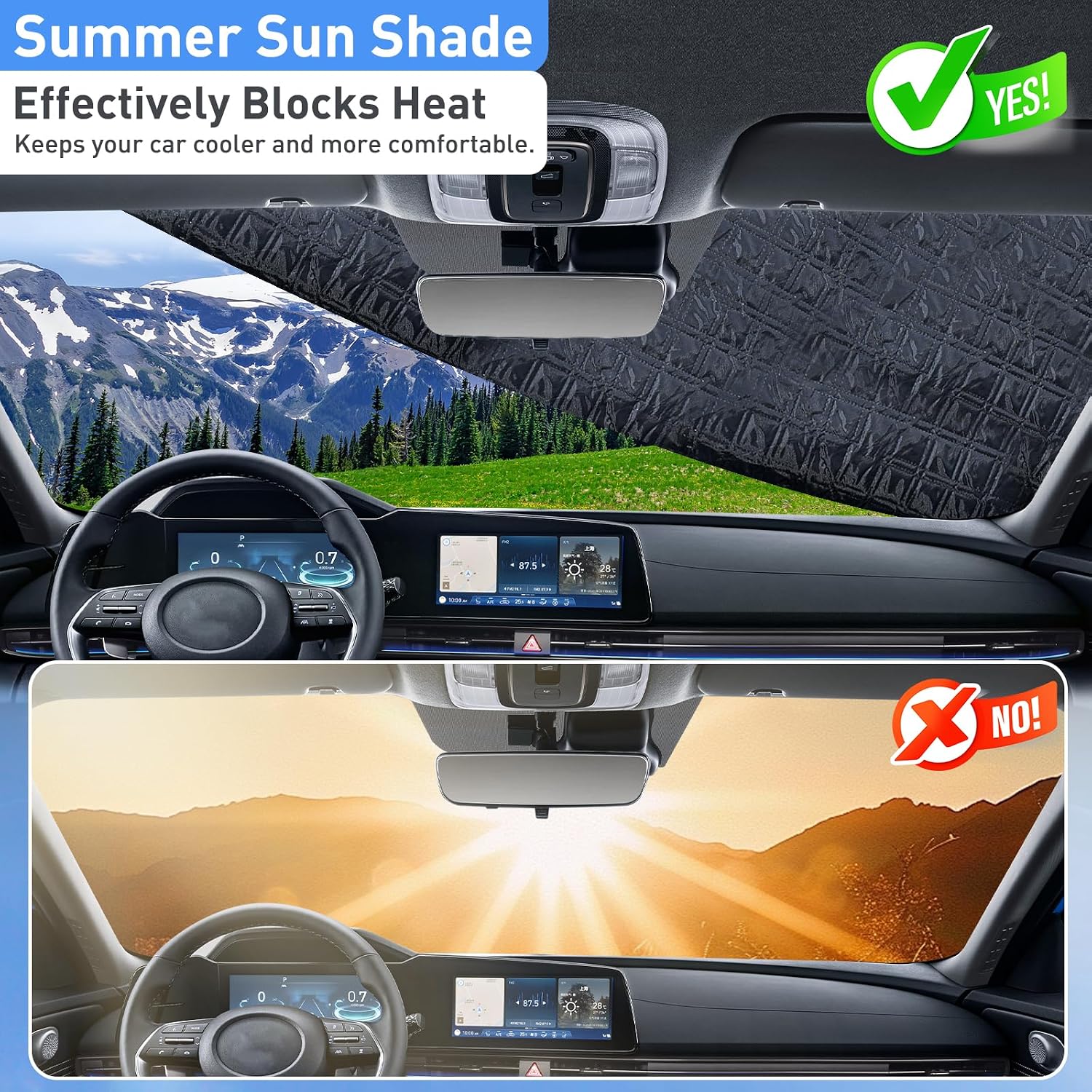 Detalle de Car Windscreen Cover 145×115cm windscreen protector