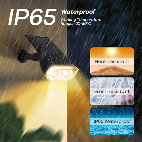 Thumbnail 4 de Linkind Luces Solares LED Exterior para jardín con sensor, 3000K y 650 lm (pack de 4, IP67)