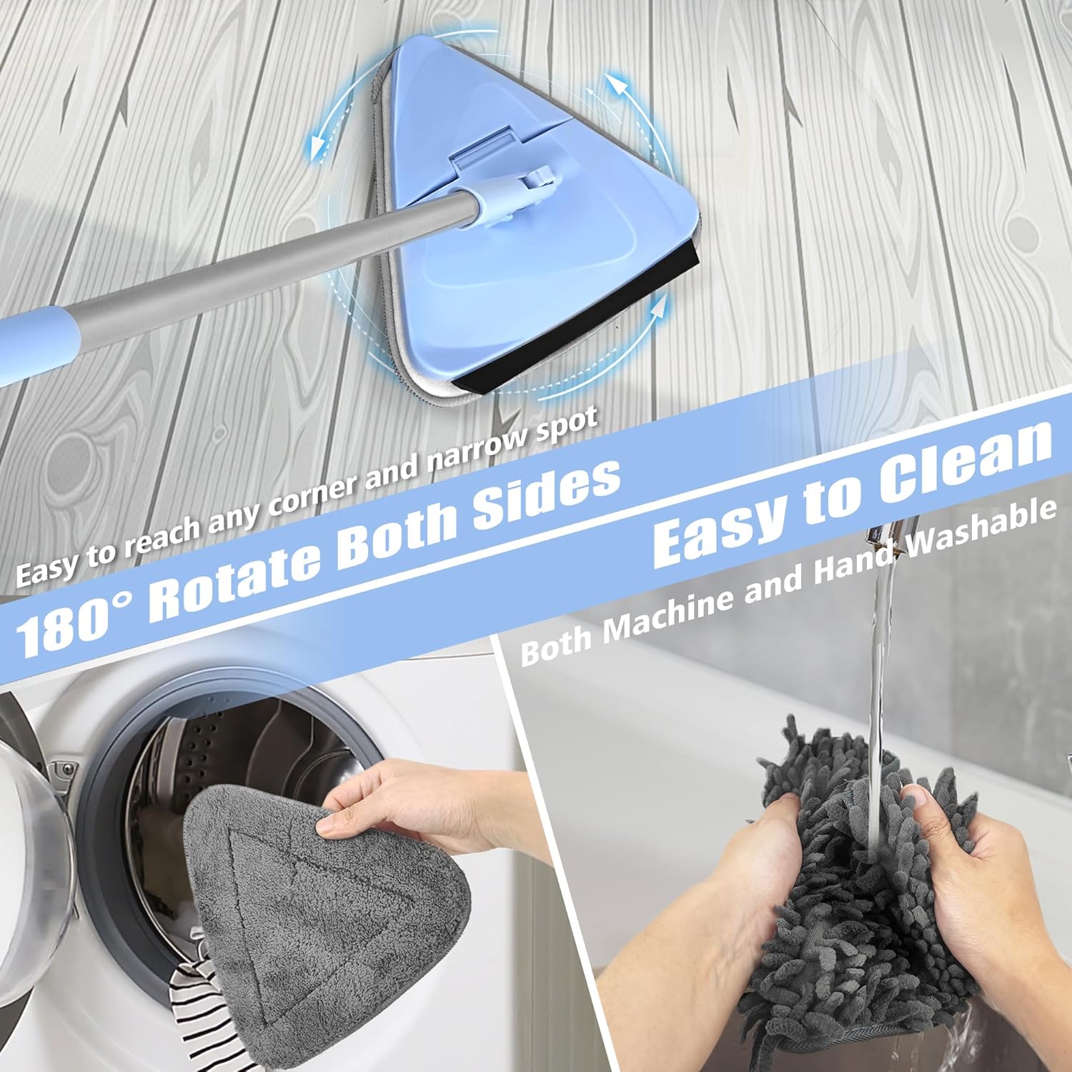 Thumbnail 5 de NEWE Wall Mop Cleaner 202 cm Handle