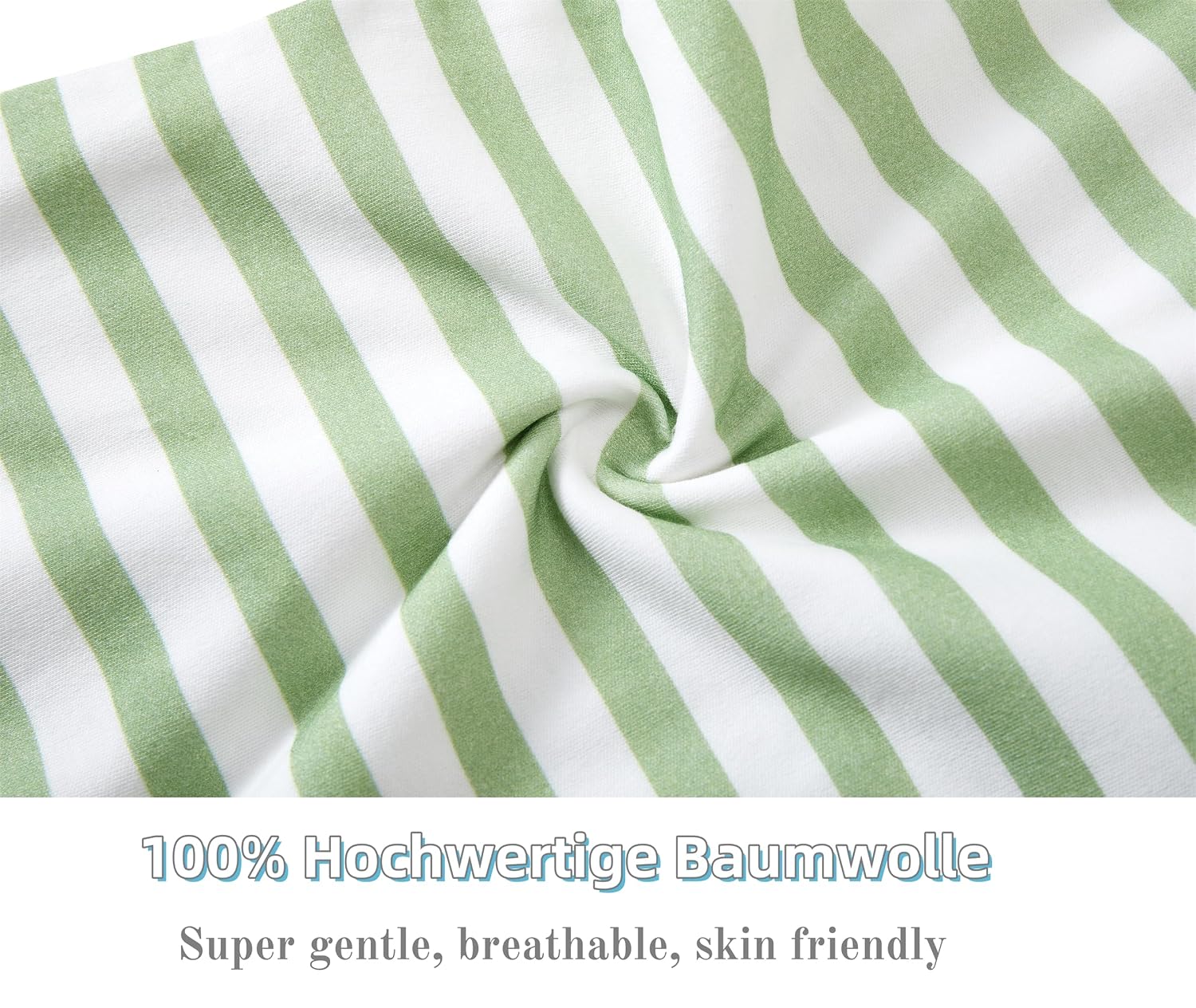 Thumbnail 6 de Chilsuessy Baby Schlafsack Sommer mit Füßen – 2er Pack, 1 Tog, 100% Baumwolle, 70–100 cm