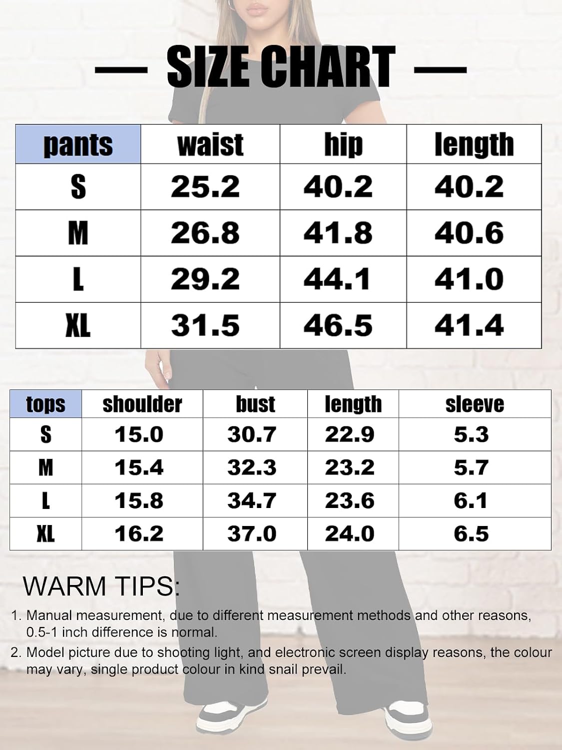 Detalle de crazy bean joggingpak voor dames, 2-delig met hoge taille, trekkoord en wijde pijpen
