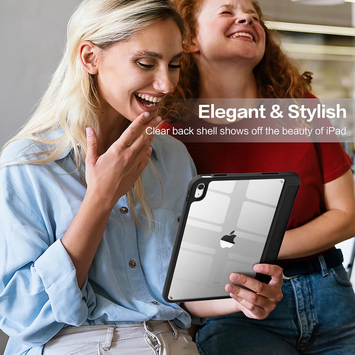 Thumbnail 6 de Vobafe Case for iPad A16 11th Gen 11-inch — clear PC folio