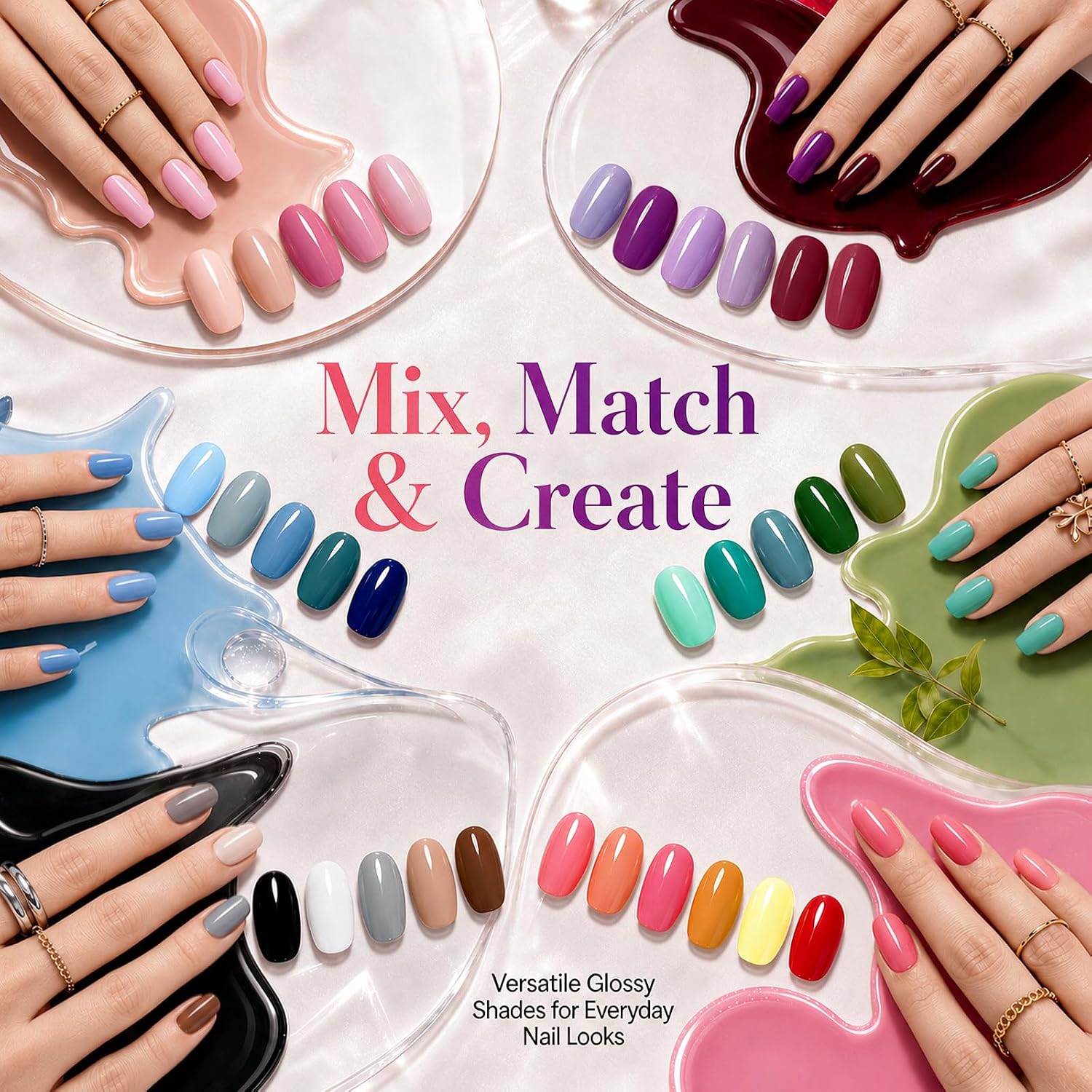 Detalle de beetles Spring Gel Polish Set 32-color nail kit ๐