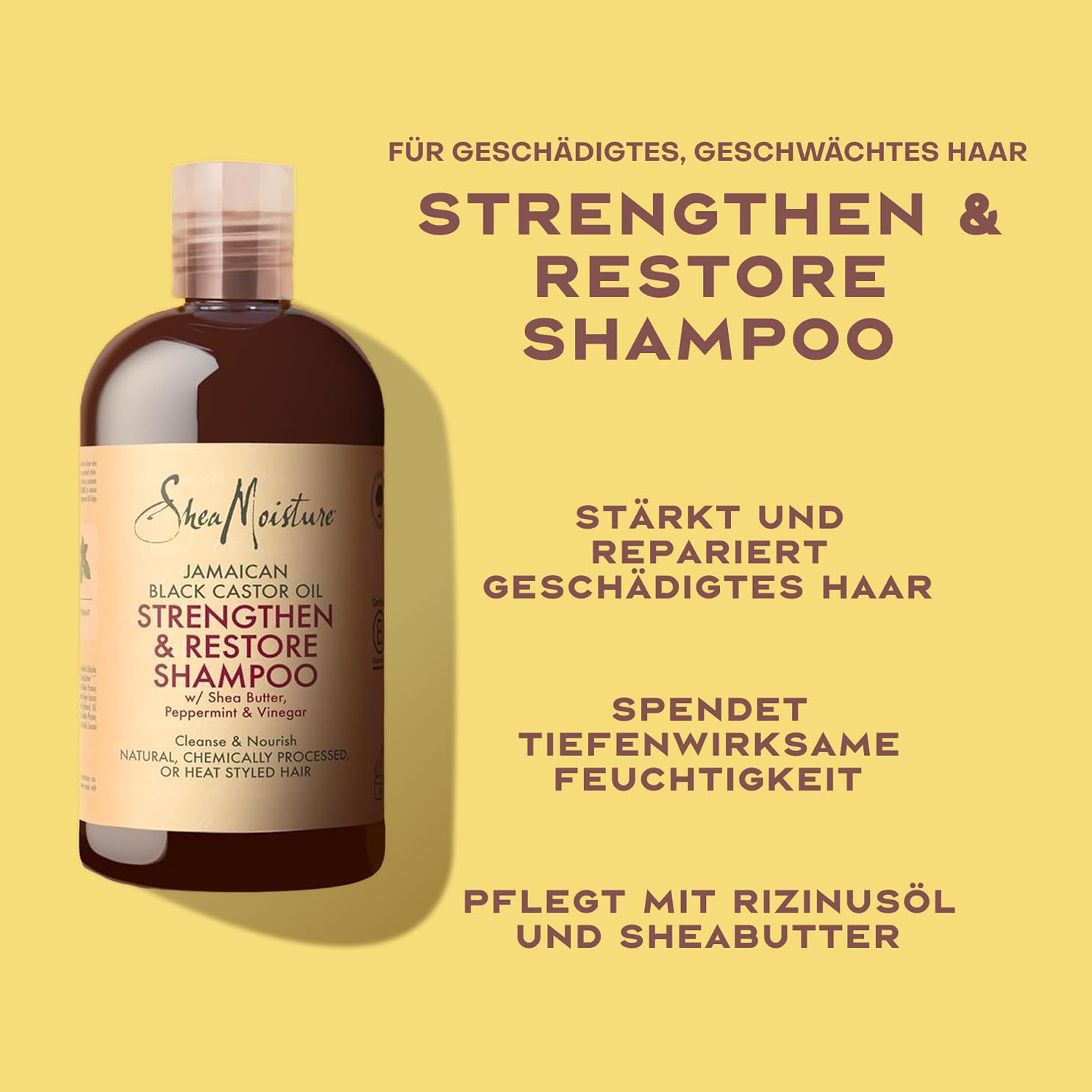 Thumbnail 1 de Shea Moisture Jamaican Black Castor Oil Shampoo 384 ml