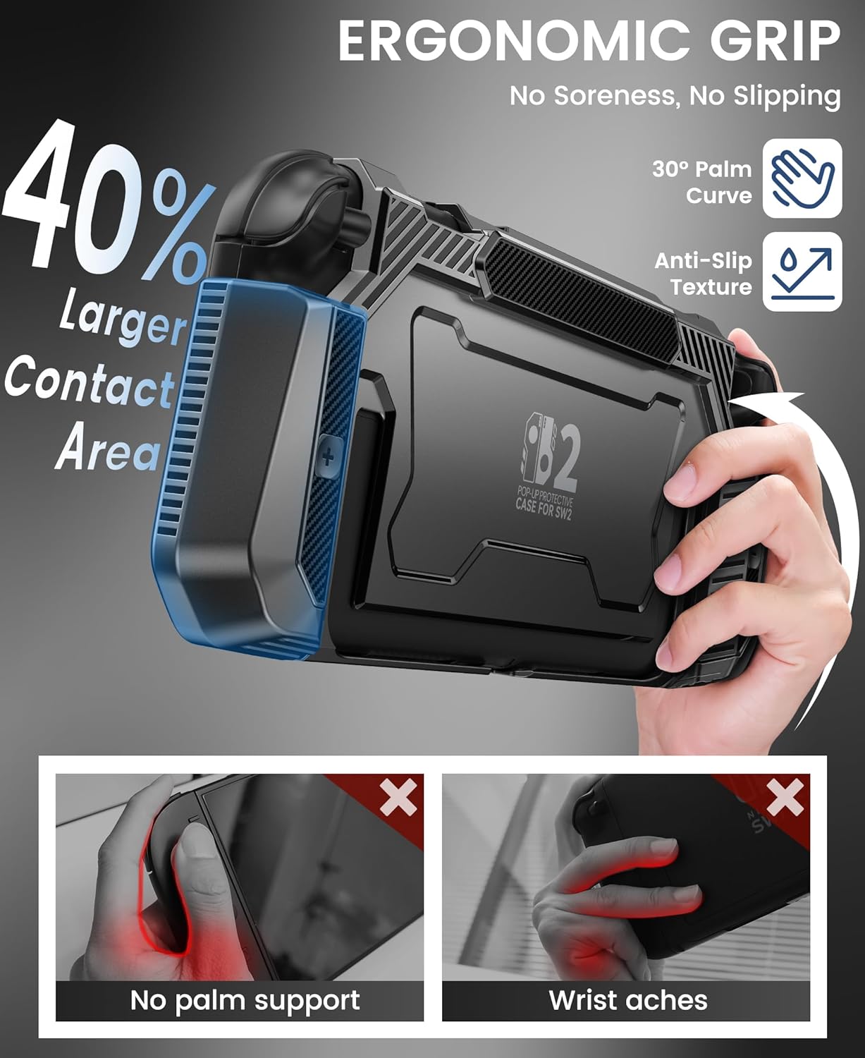 Thumbnail 5 de BEBONCOOL Gaming Dockable Case for Nintendo Switch 2