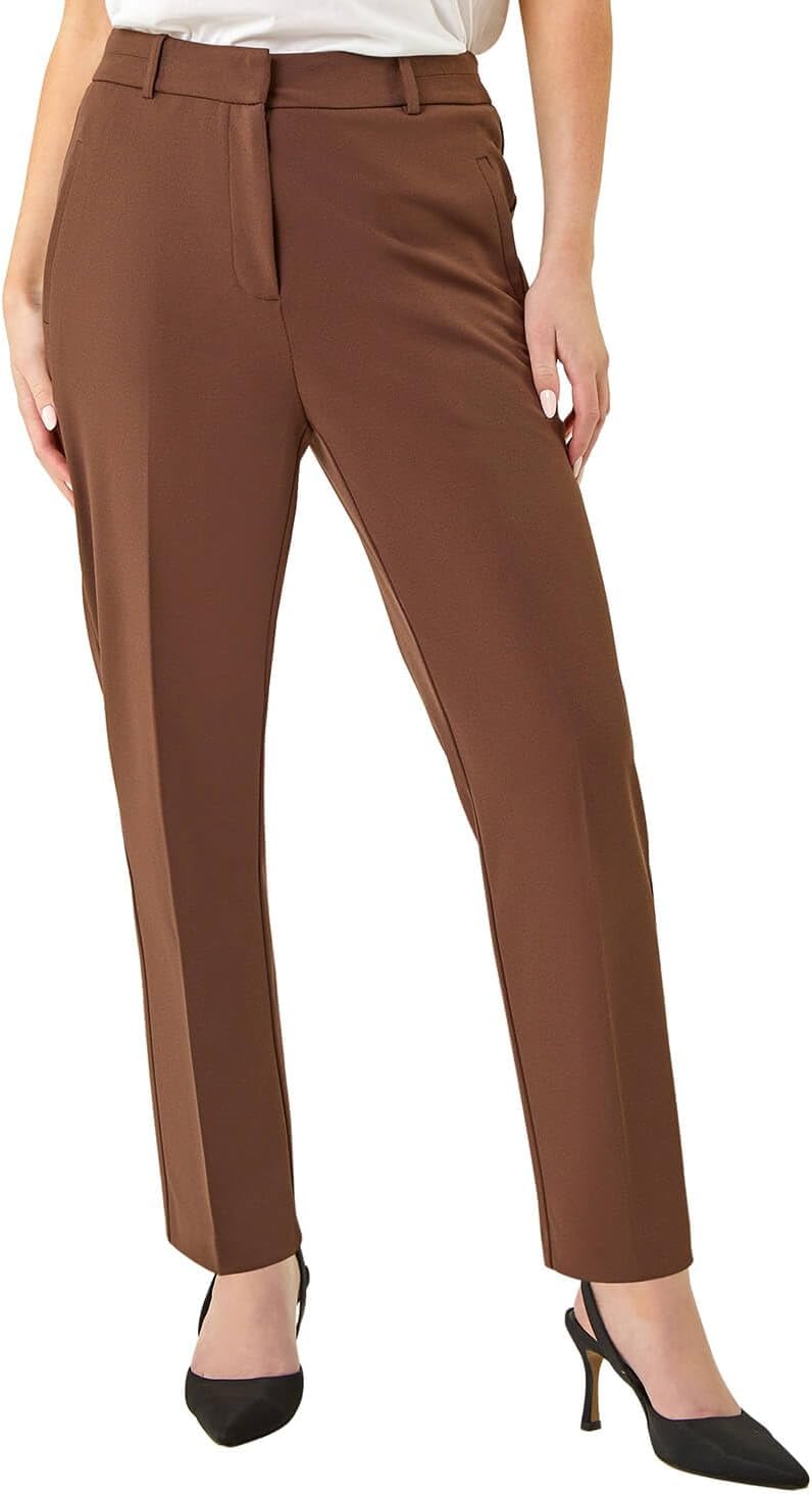 Thumbnail 6 de Roman Straight Leg Stretch Trousers for Women – Smart Workwear with High Elasticated Waist