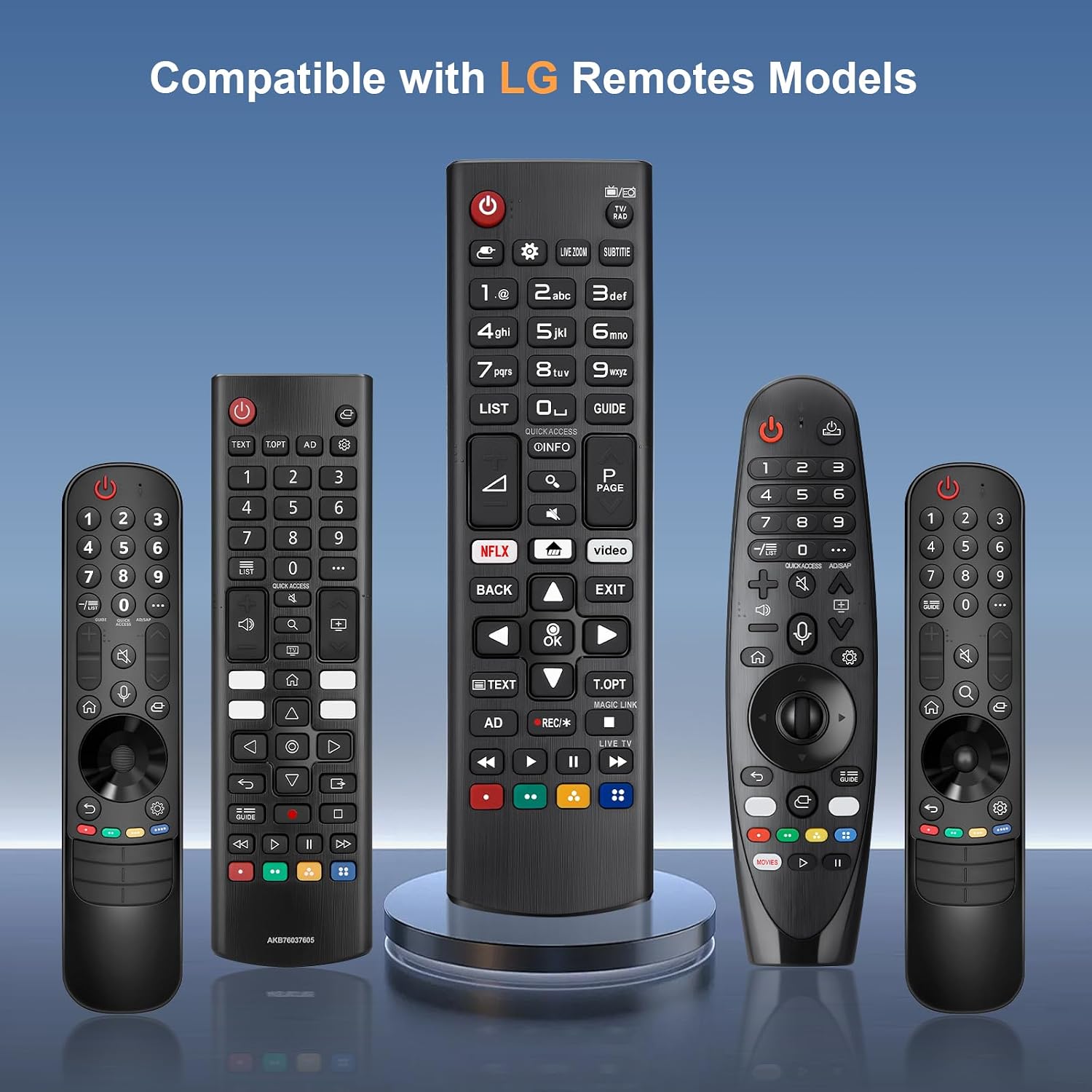 Detalle de LG AKB75095308 Universal Remote for 4K Smart TVs