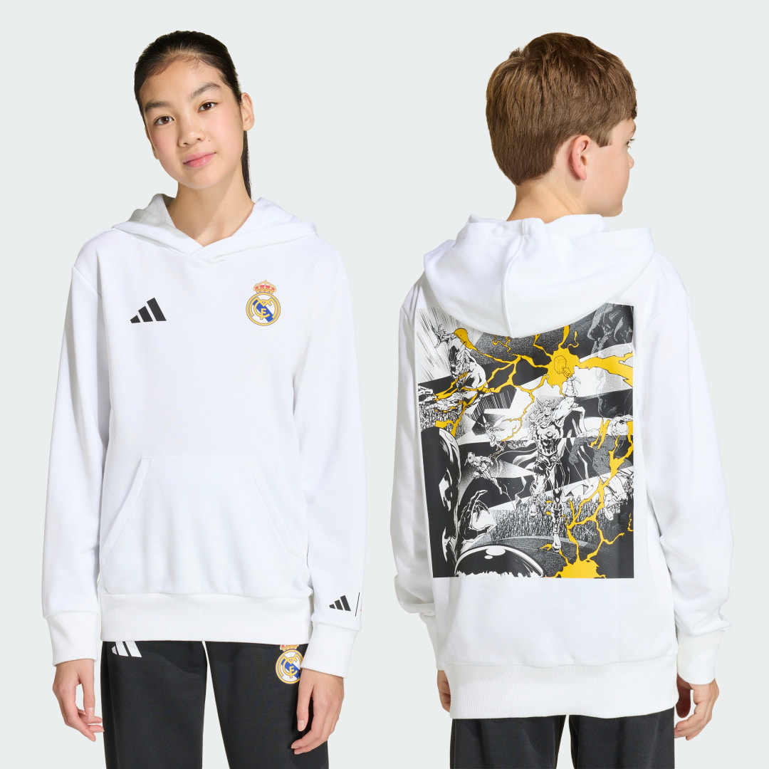 Thumbnail 1 de Sudadera con capucha adidas Real Madrid Avengers - Blanca