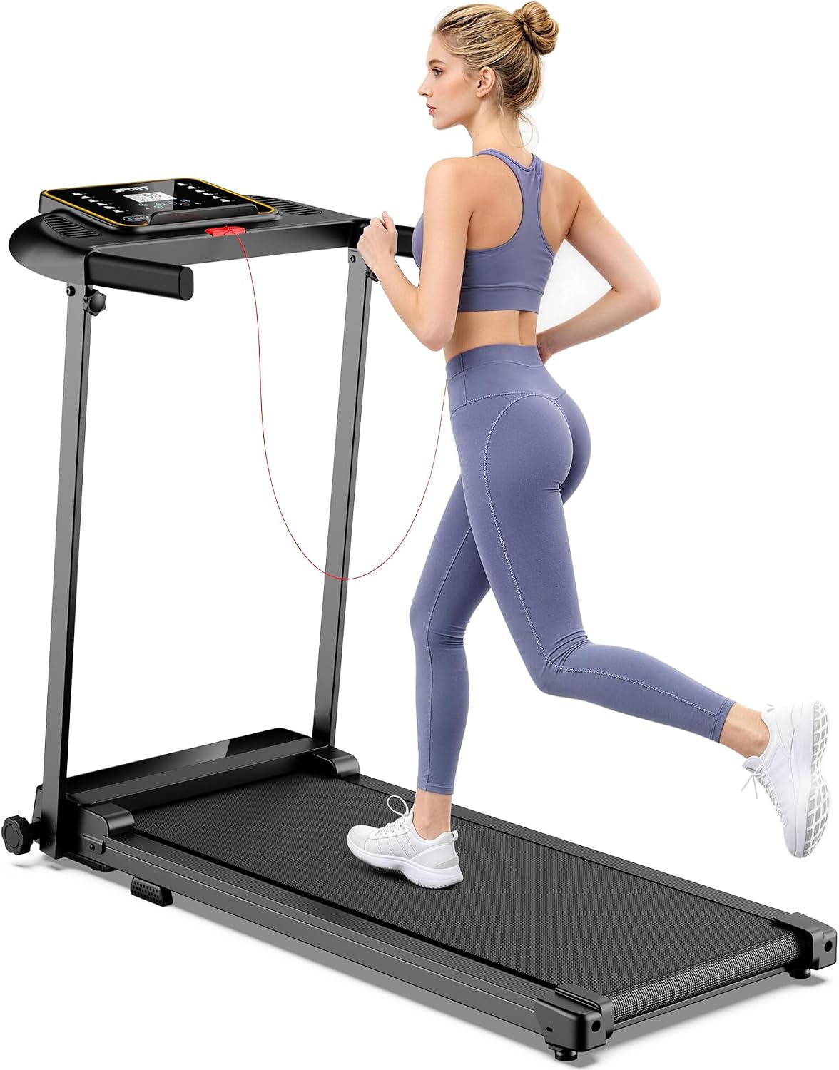 Detalle de Foldable Treadmill with Handlebar