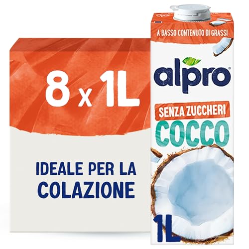 Detalle de Alpro Bebida Vegetal de Coco sin Azúcar 8x1L