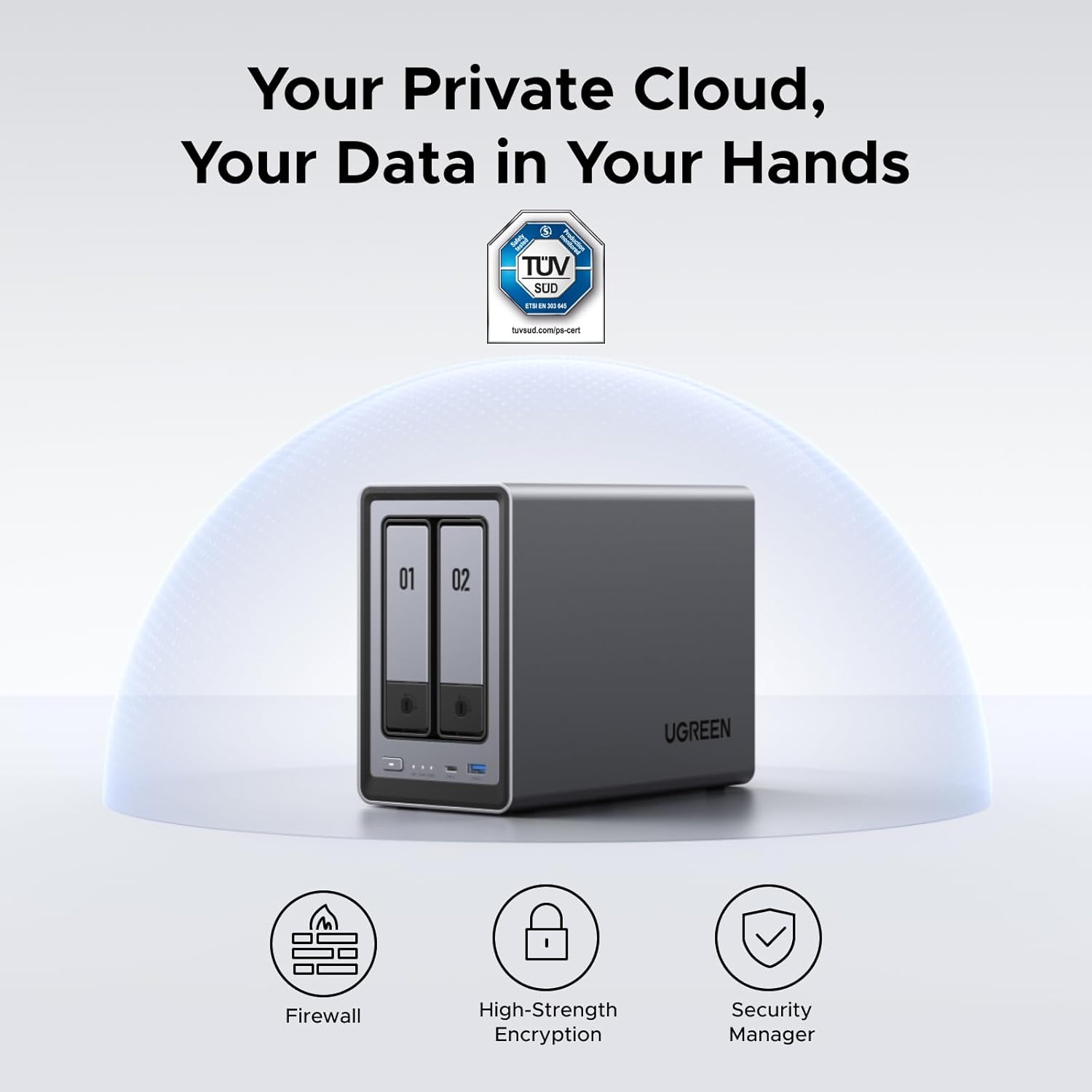 Thumbnail 5 de UGREEN DXP2800 NAS 2-Bay with Intel N100