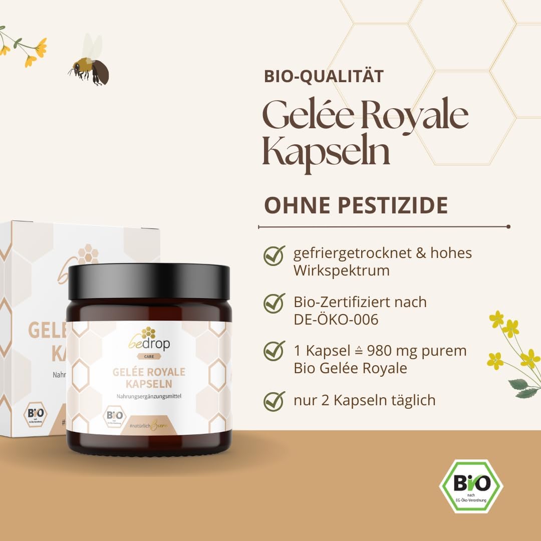 Thumbnail 1 de bedrop Gelée Royale Kapseln Bio Qualität