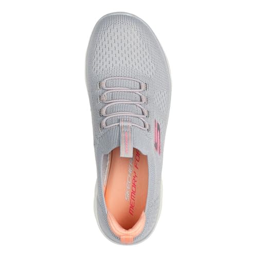 Thumbnail 1 de Skechers Mujer Summits Top Player en Gray Knit/Pink & Coral Trim (talla 41 EU)