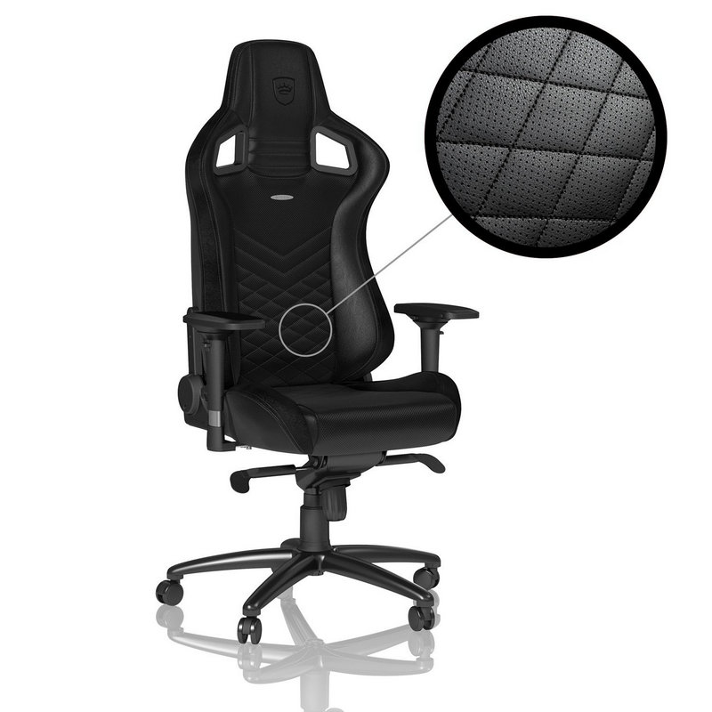 Thumbnail 1 de Noblechairs Epic: Silla Gaming acolchada negra