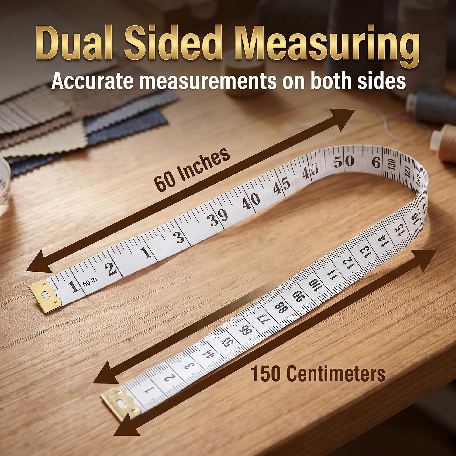 Detalle 2 de Osldims 1 Body Measuring Tape, Soft Dual Scale, 60 Inches/150 Centimeters