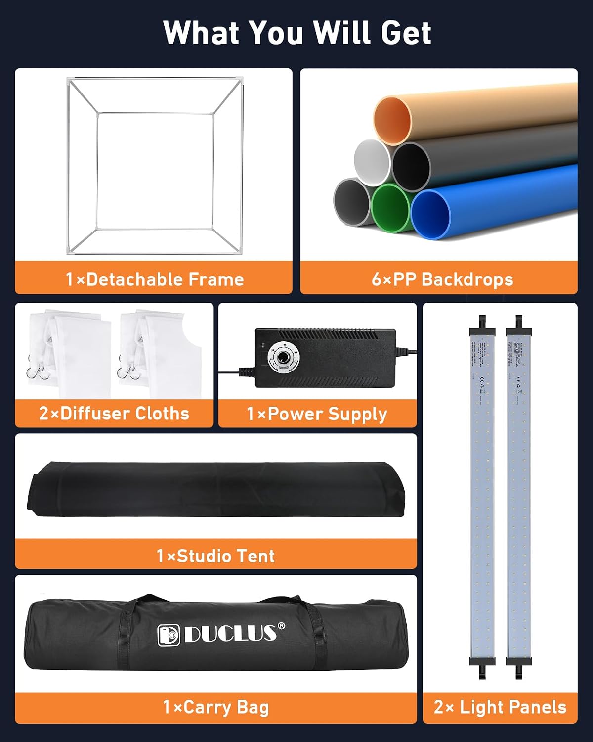 Thumbnail 5 de DUCLUS 60cm Light Box 50W LED