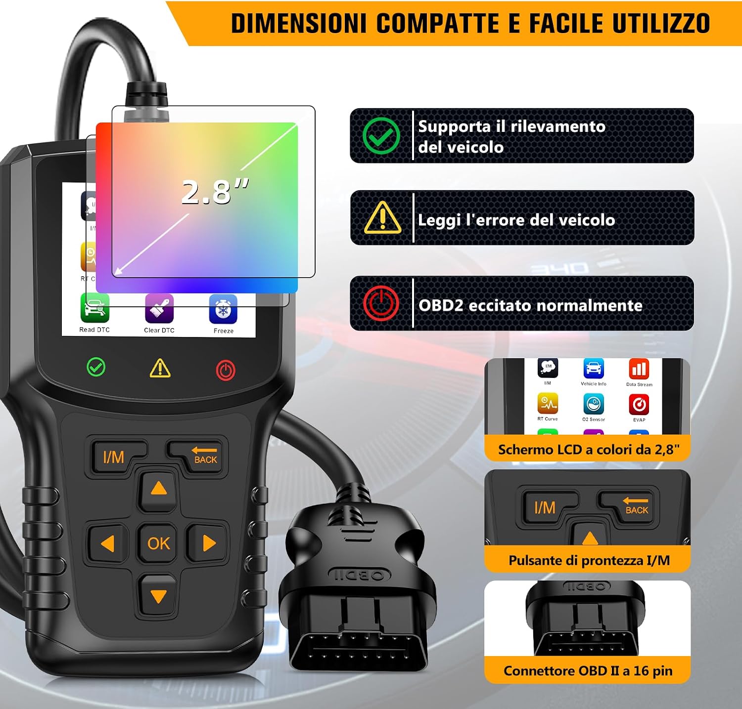 Detalle de OBD2 Auto Diagnosi Scanner diagnostico OBD2 per auto