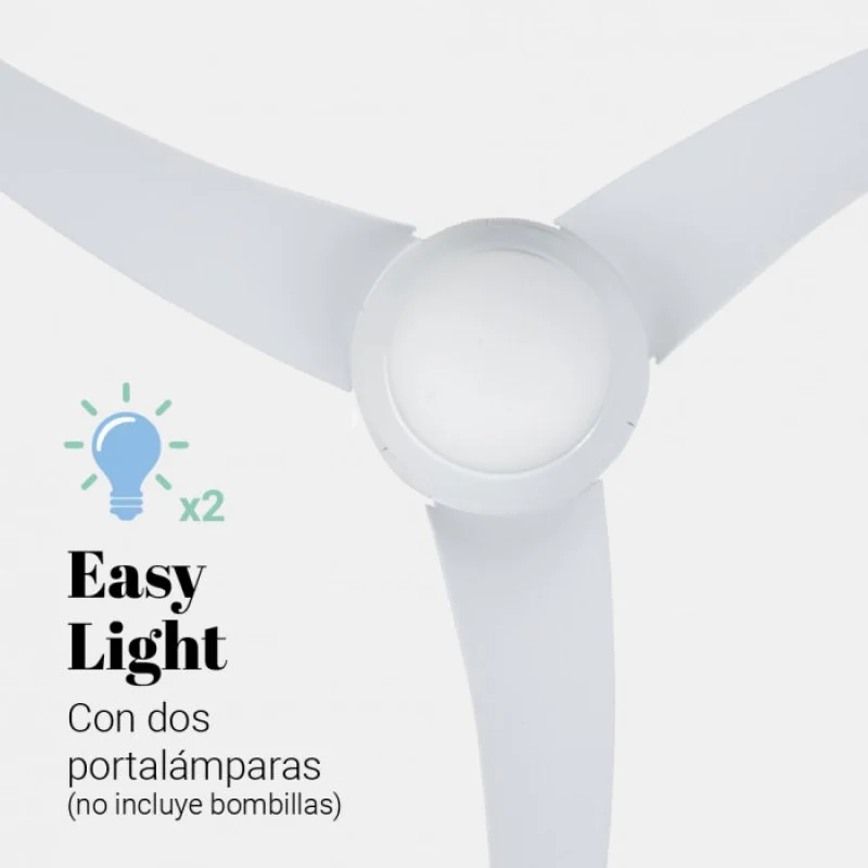 Thumbnail 1 de Universal Blue Mistral 70W ventilador de techo con luz y mando