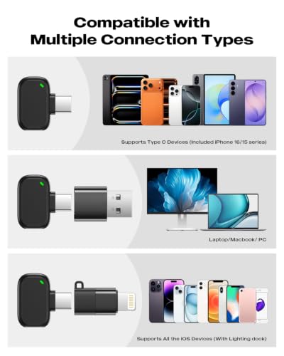Thumbnail 6 de WARM BOX Wireless Lavalier Microphone Kit for iPhone, iPad and Android