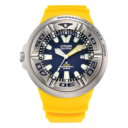 Detalle de Citizen Promaster Diver Ecozilla (BJ8058-06L) – 48mm Blue Dial, Eco-Drive, 300m WR