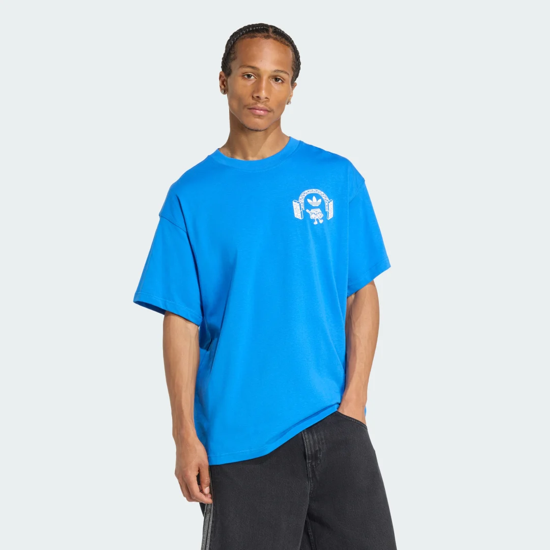 Detalle de Adidas CAMISETA MUSIC FESTS azul