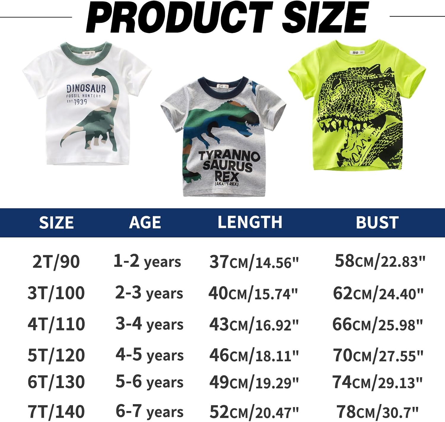 Detalle de Kinder Jungen T-Shirt Kurzarm Cartoon Bagger im 3er-Pack (Baumwolle), 2–7 Jahre