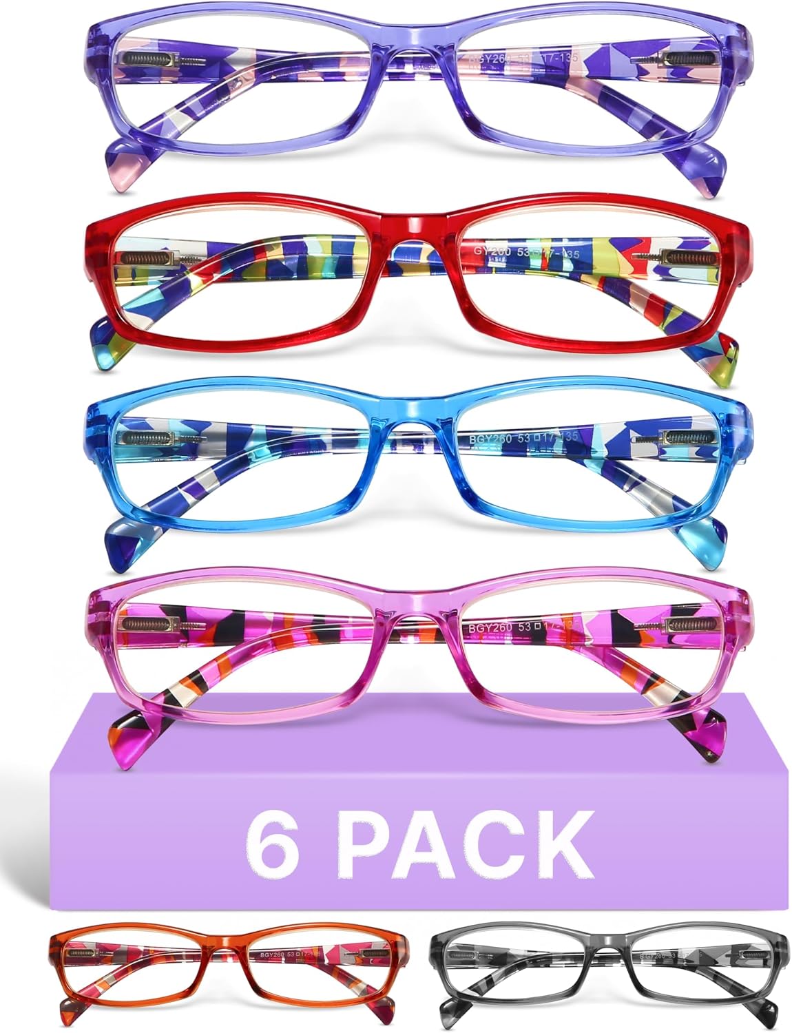 Detalle de Gaoye Reading Glasses 6-Pack