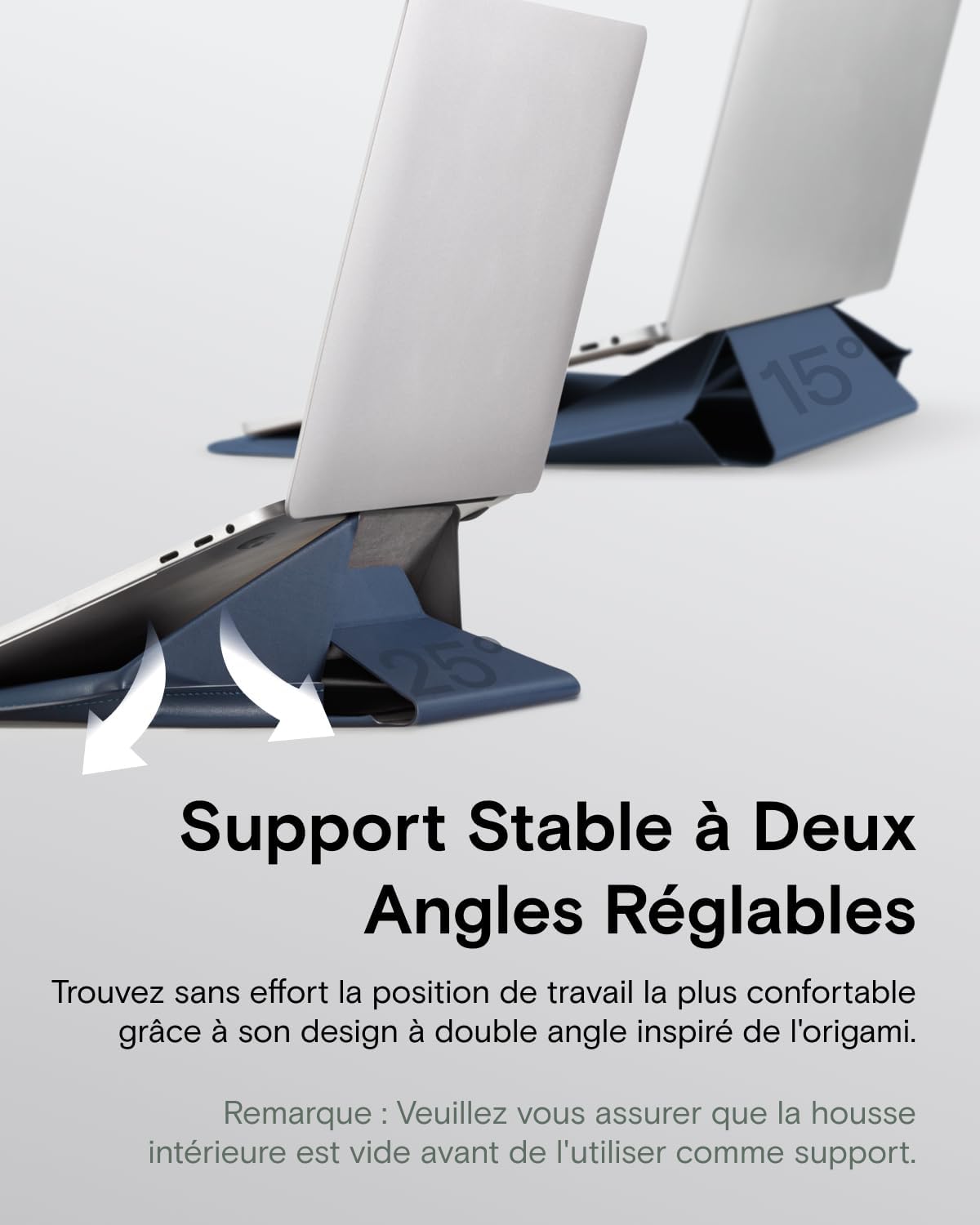Detalle 2 de MOFT Housse Support 13" Bleu Profond