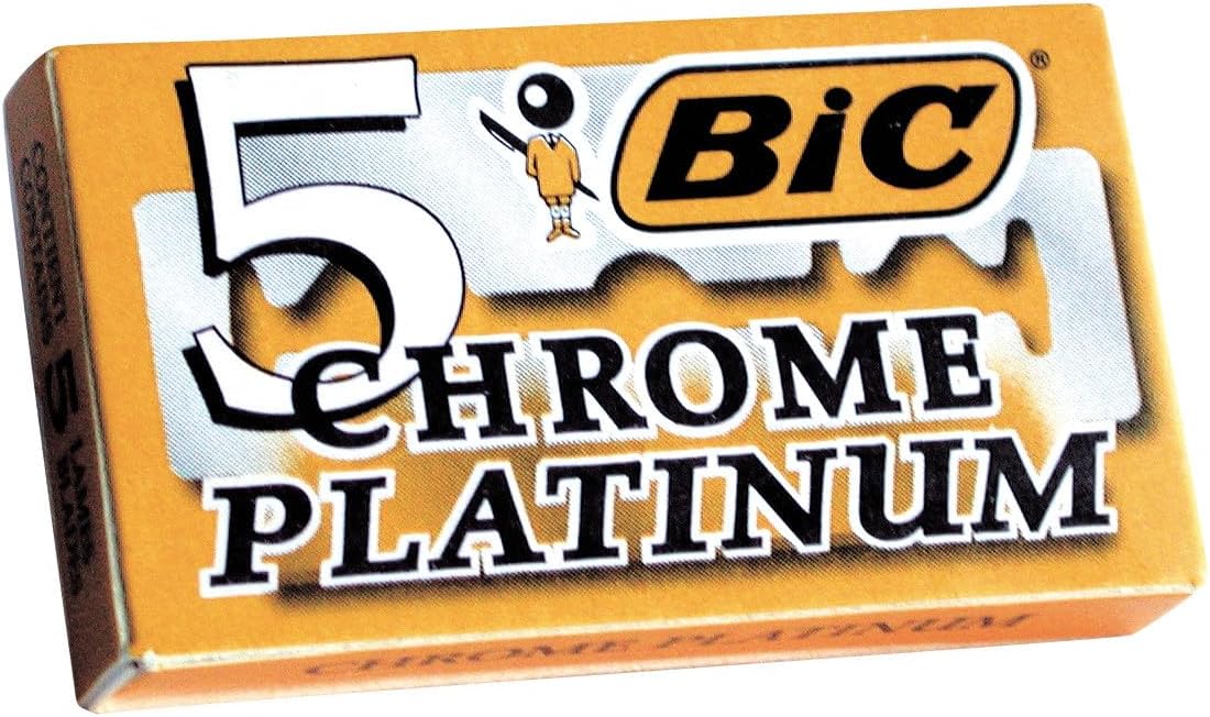 Detalle de BIC Chrome Platinum lame monouso doppio bordo: nitidezza e comfort per una rasatura semplice