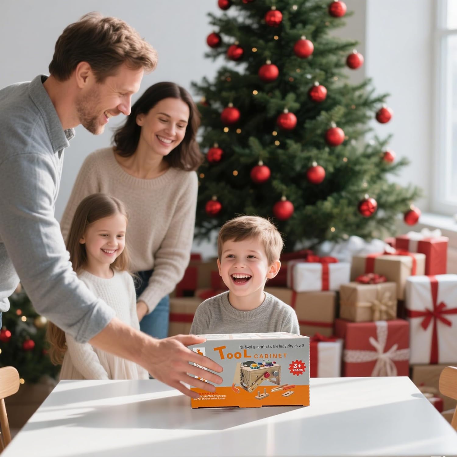 Thumbnail 5 de MonteSpi Cassetta Attrezzi in Legno per Bambini – 29 pezzi Montessori, età 3+