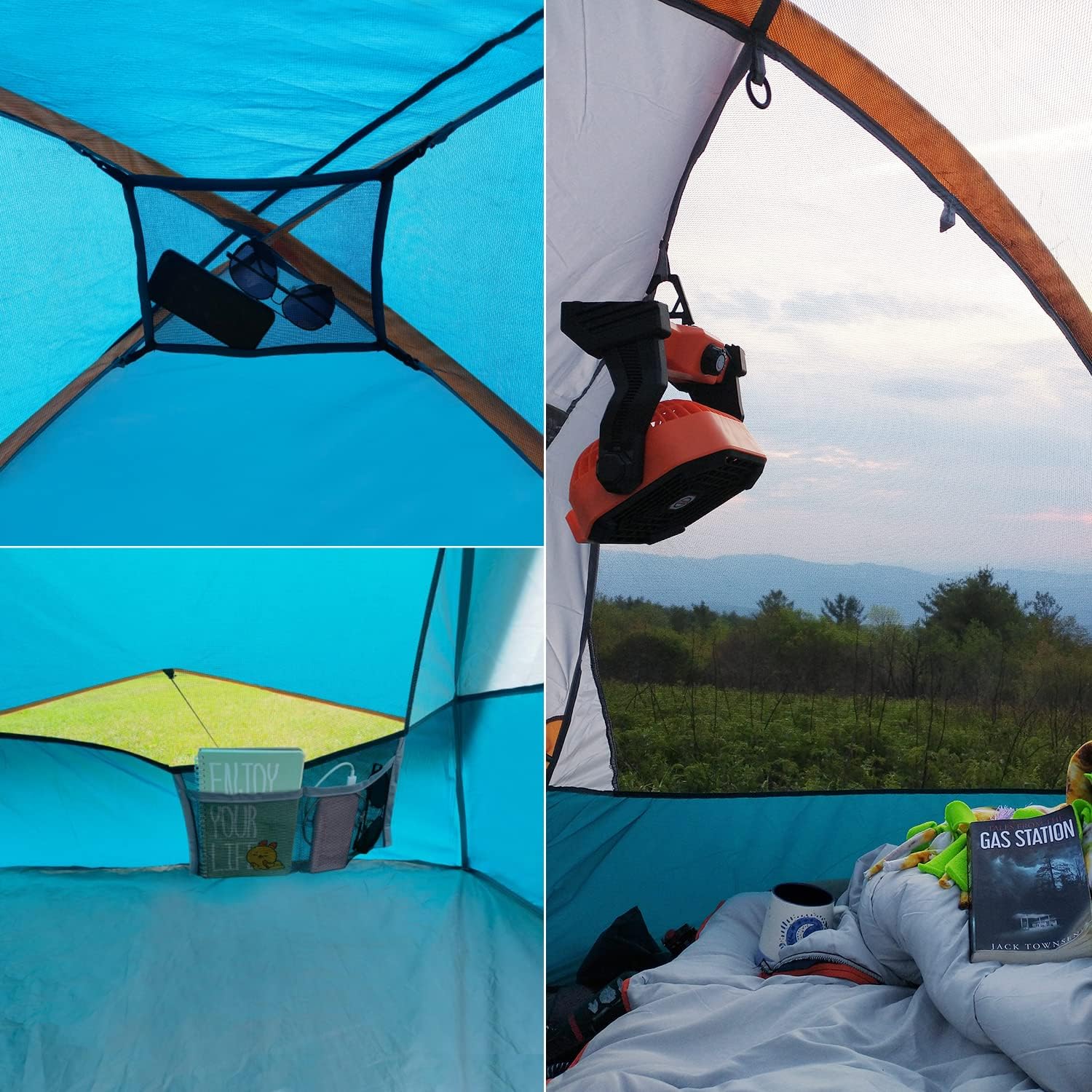 Thumbnail 5 de unp koepeltent voor 2 personen, waterdicht polyester en afneembare regenhoes