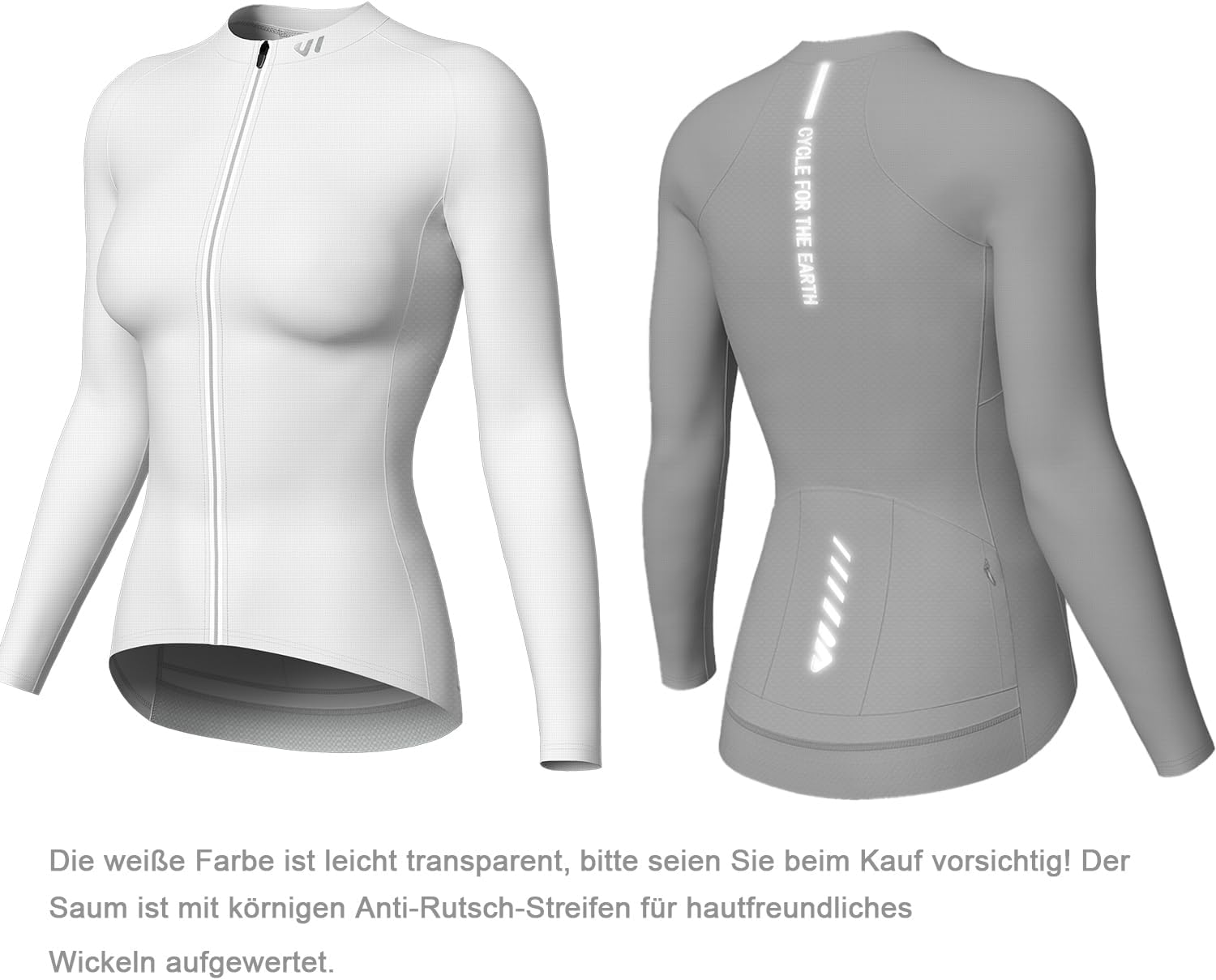 Thumbnail 4 de Lo.gas Radtrikot Damen Kurzarm – atmungsaktives Rennradtrikot mit 3 Taschen