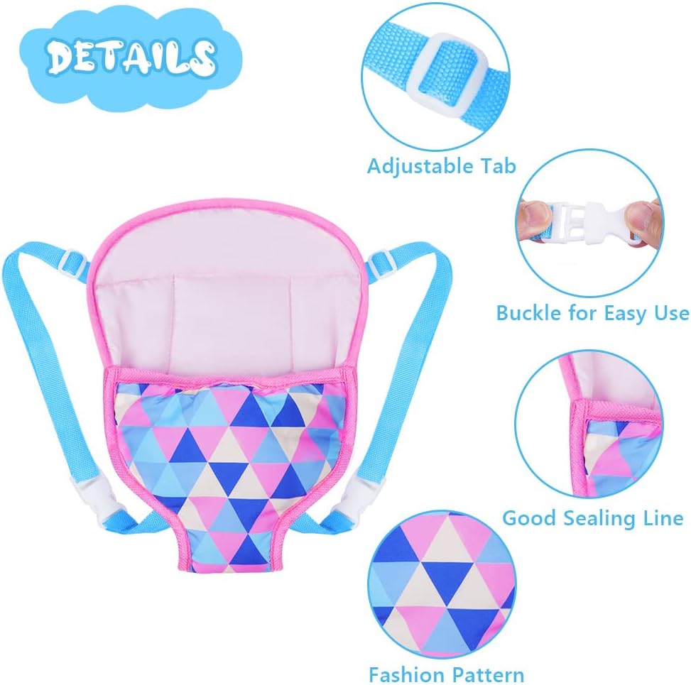 Detalle de Aolso porte-bébé sac à dos pour poupée 14-18