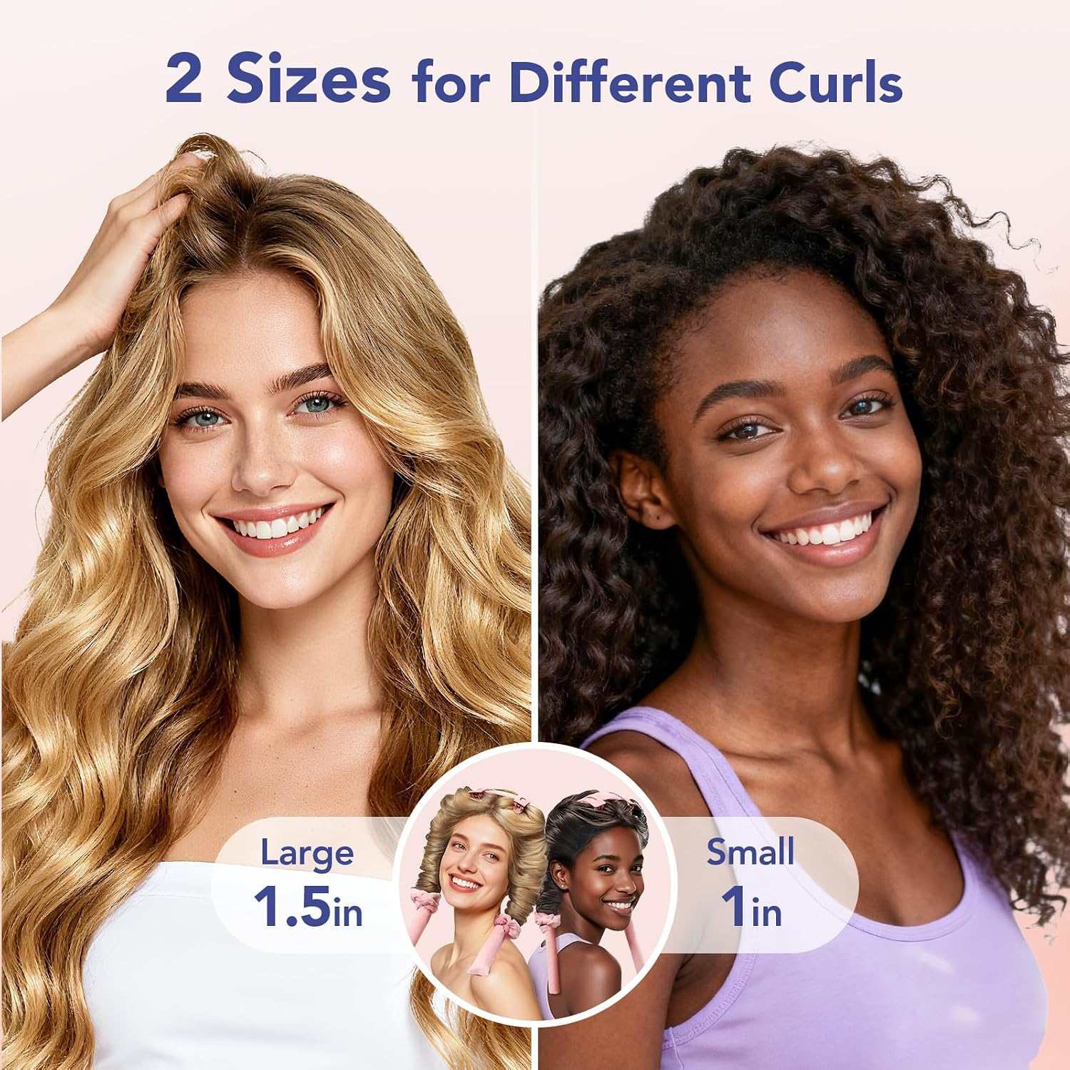 Thumbnail 1 de LitBear Heatless Curls Overnight 2 Sizes 💇♀