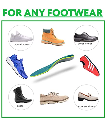 Thumbnail 5 de iFitna Plantar Fasciitis Arch Support Insoles (UK Size 13, 12.2" Length, Green)
