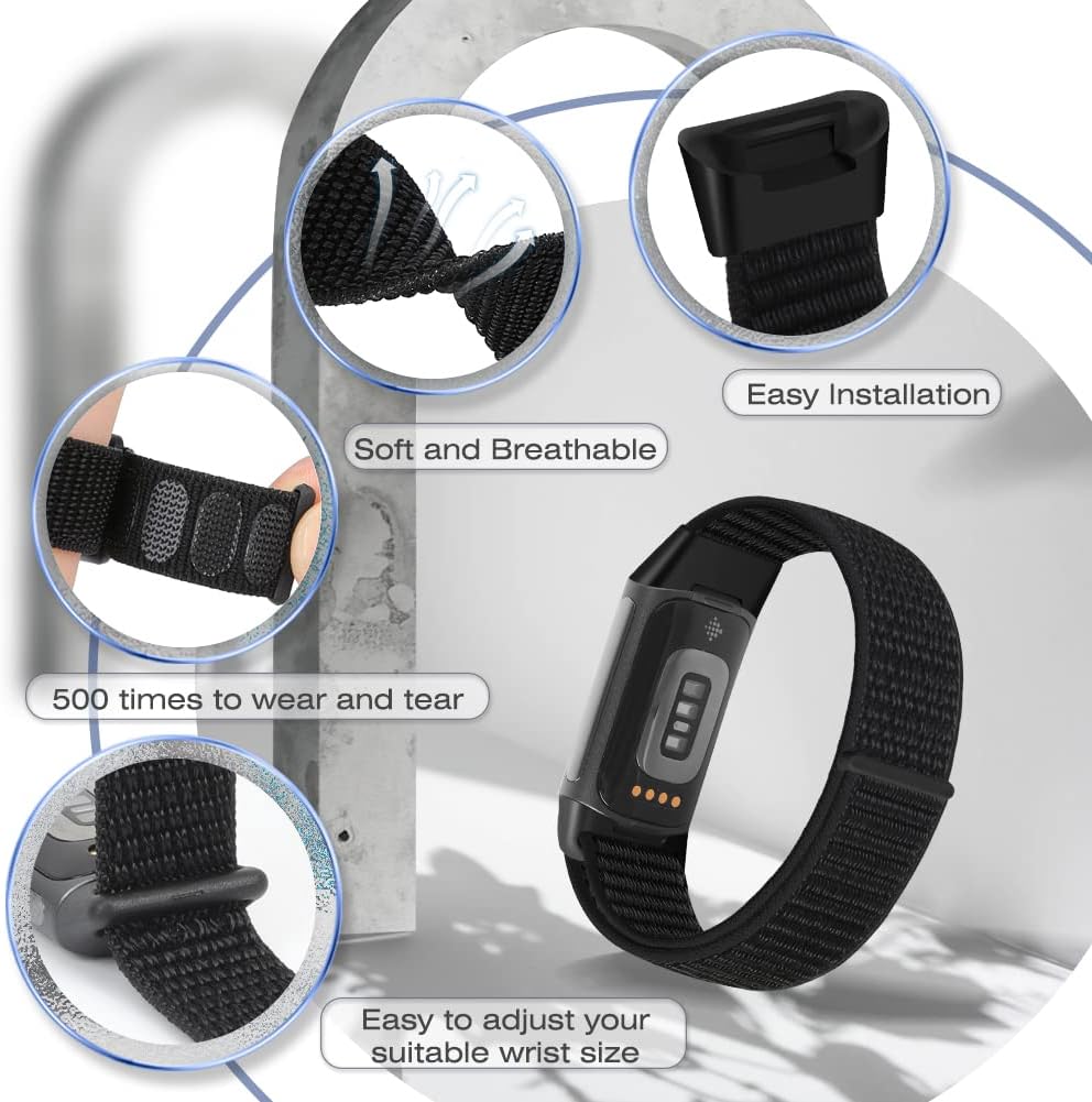 Detalle 1 de Fitbit Charge 6 nylon sport strap