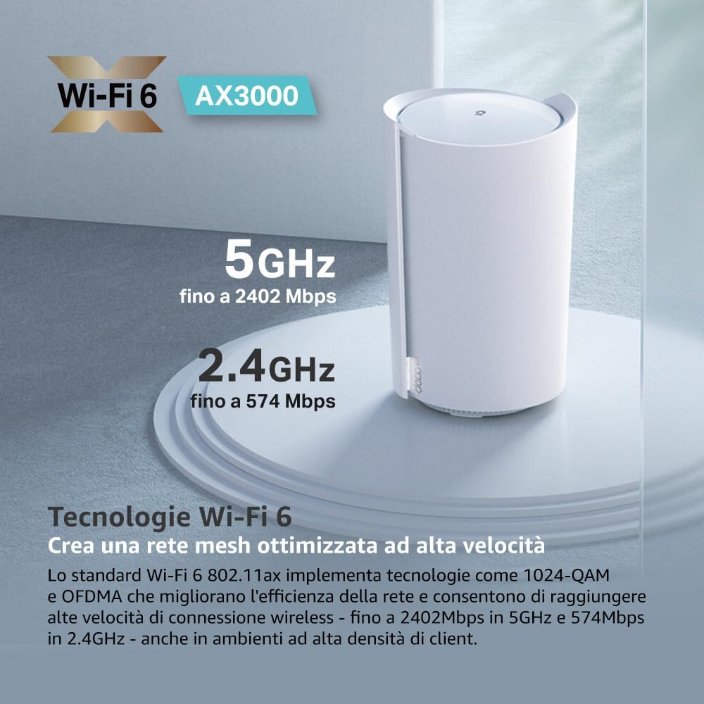 Thumbnail 1 de TP-Link Deco X3000-5G Router 5G Mesh WiFi 6 AX3000