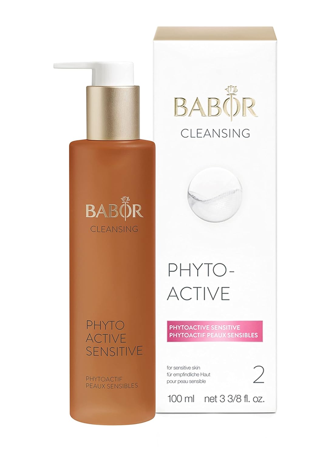 Thumbnail 2 de BABOR CLEANSING Phytoactive Sensitive Gesichtsreiniger mit Hy-Öl (bifasische Reinigung) – 1 x 100 ml